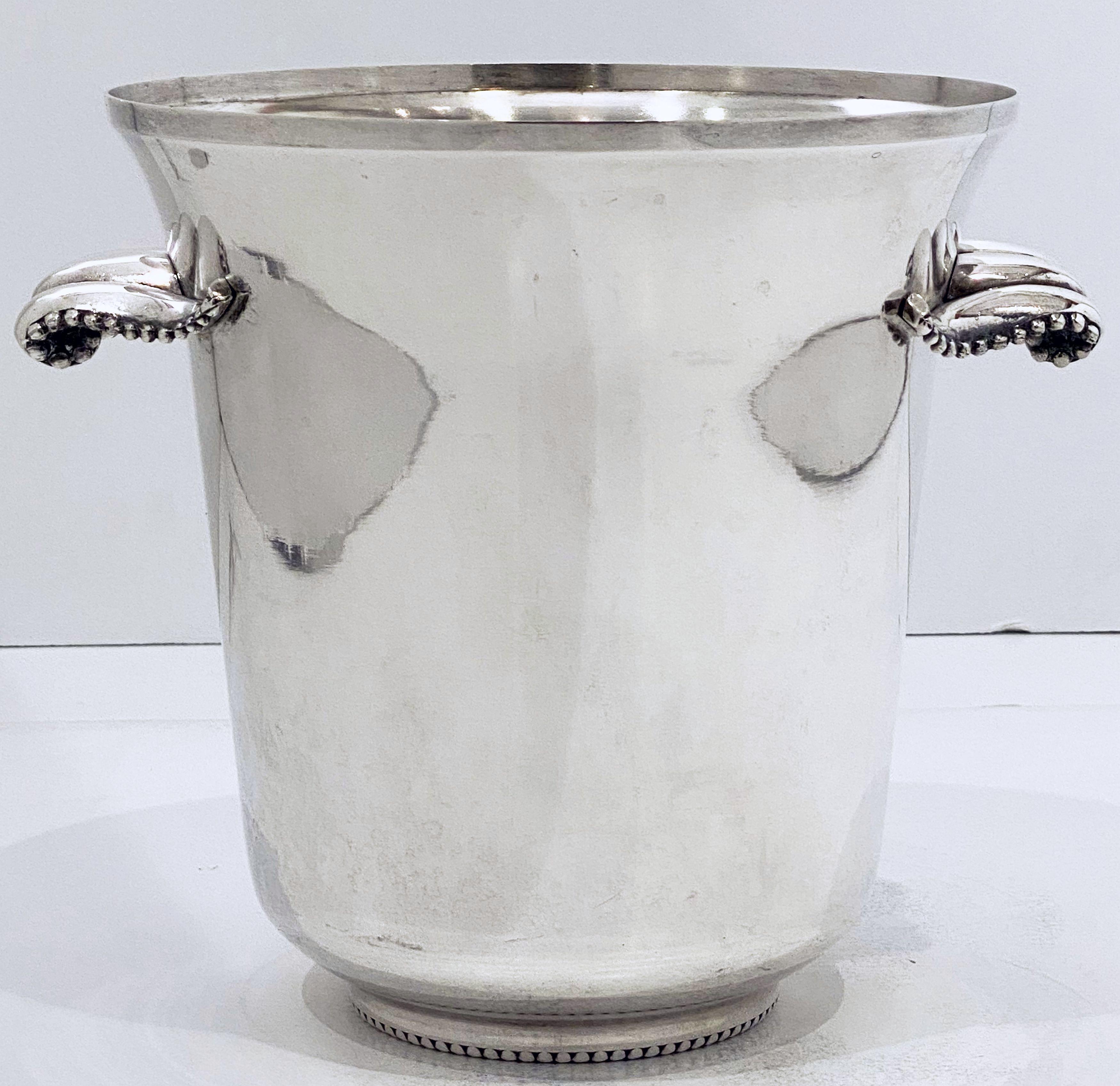 French Silver Champagne or Wine Cooler or Ice Bucket 5