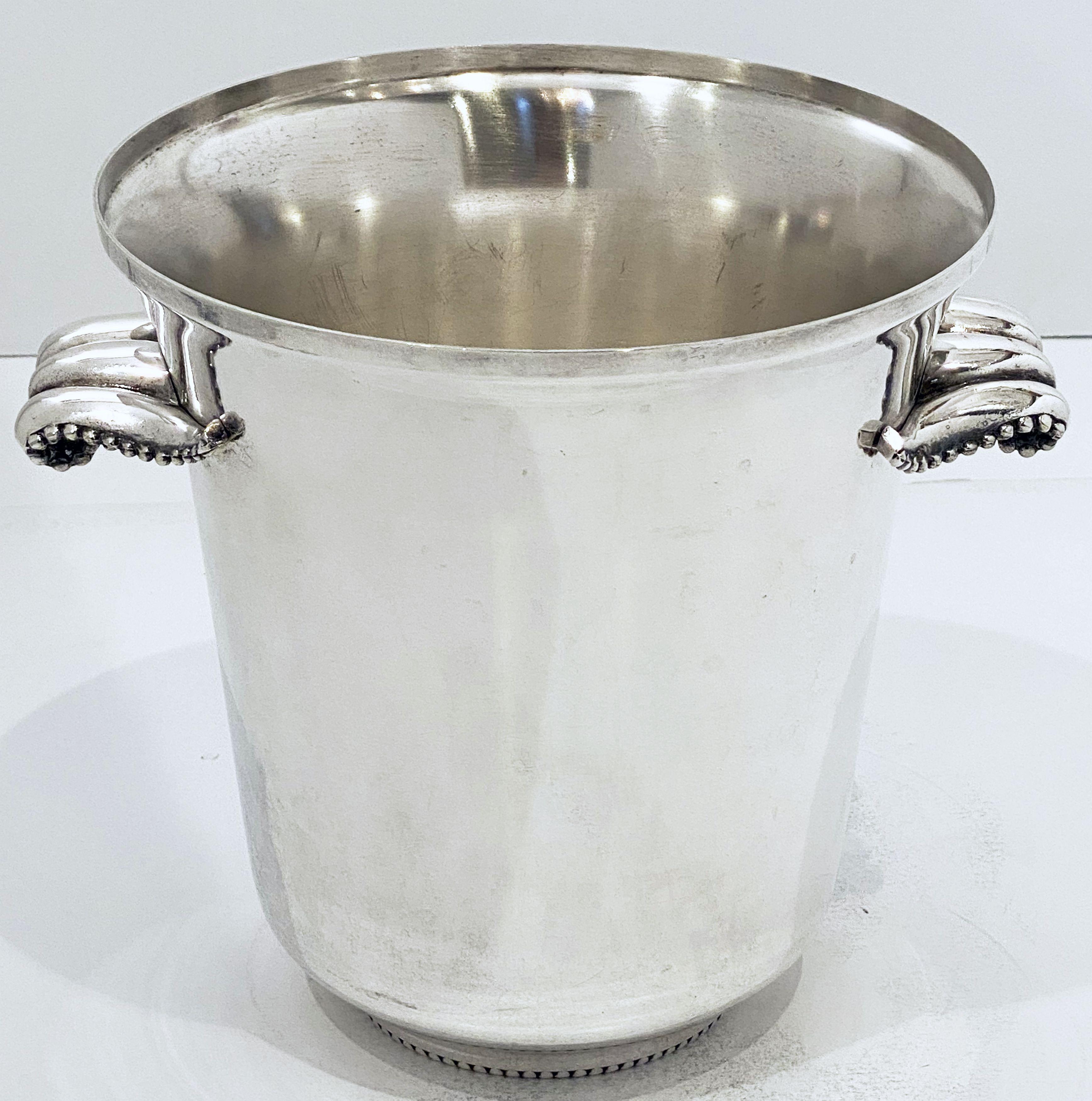 French Silver Champagne or Wine Cooler or Ice Bucket 6
