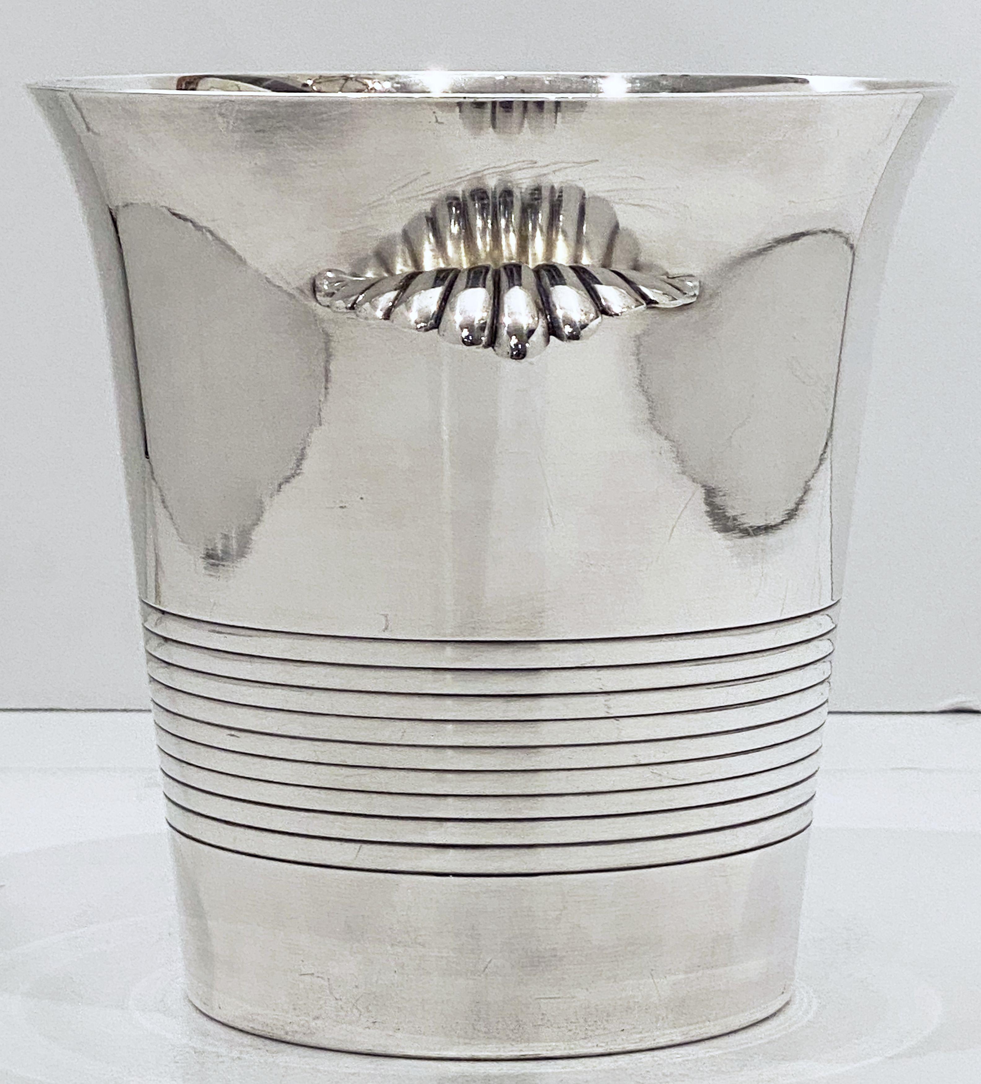 French Silver Champagne or Wine Cooler or Ice Bucket 7
