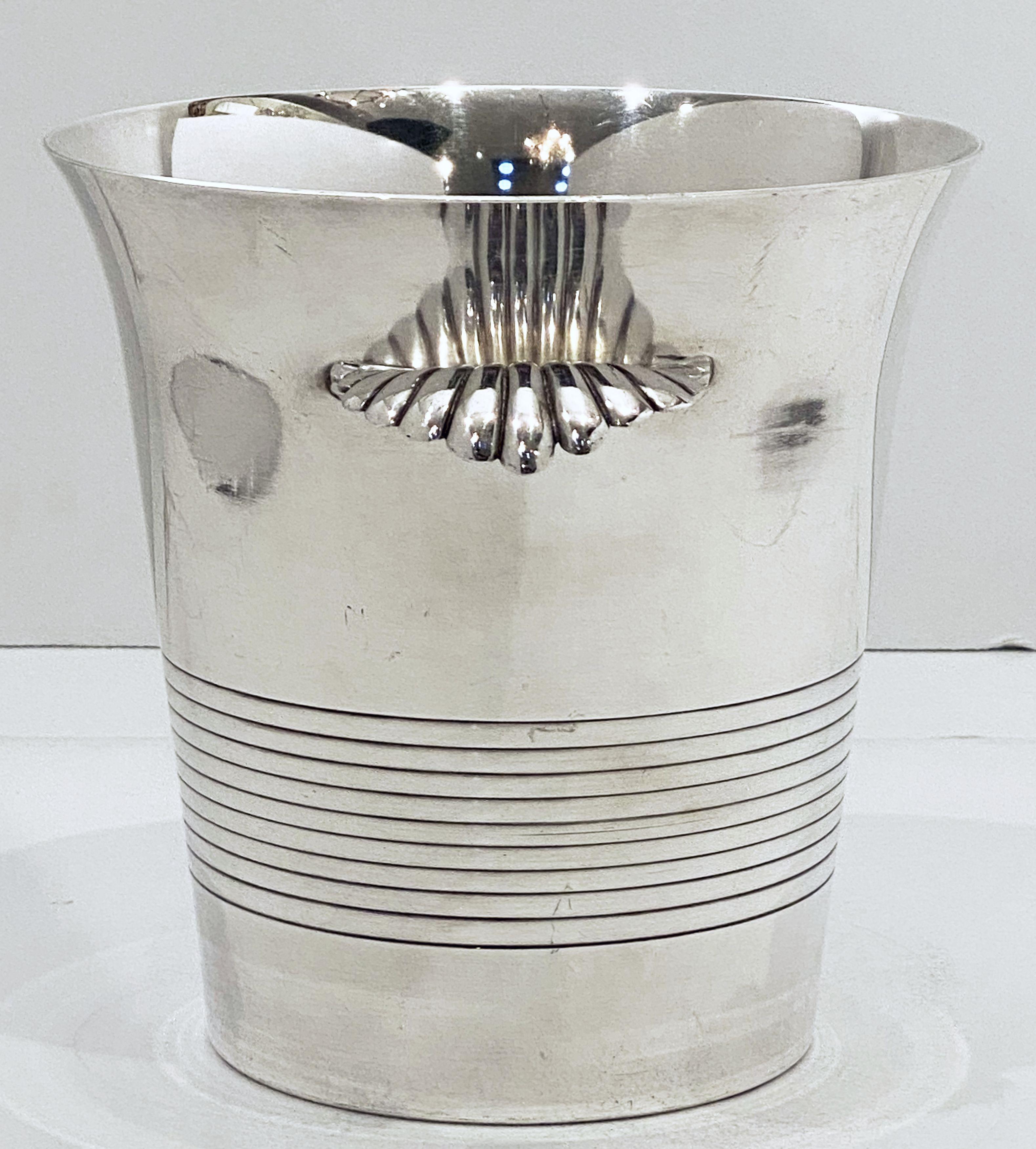 French Silver Champagne or Wine Cooler or Ice Bucket 8