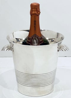 French Silver Champagne or Wine Cooler or Ice Bucket