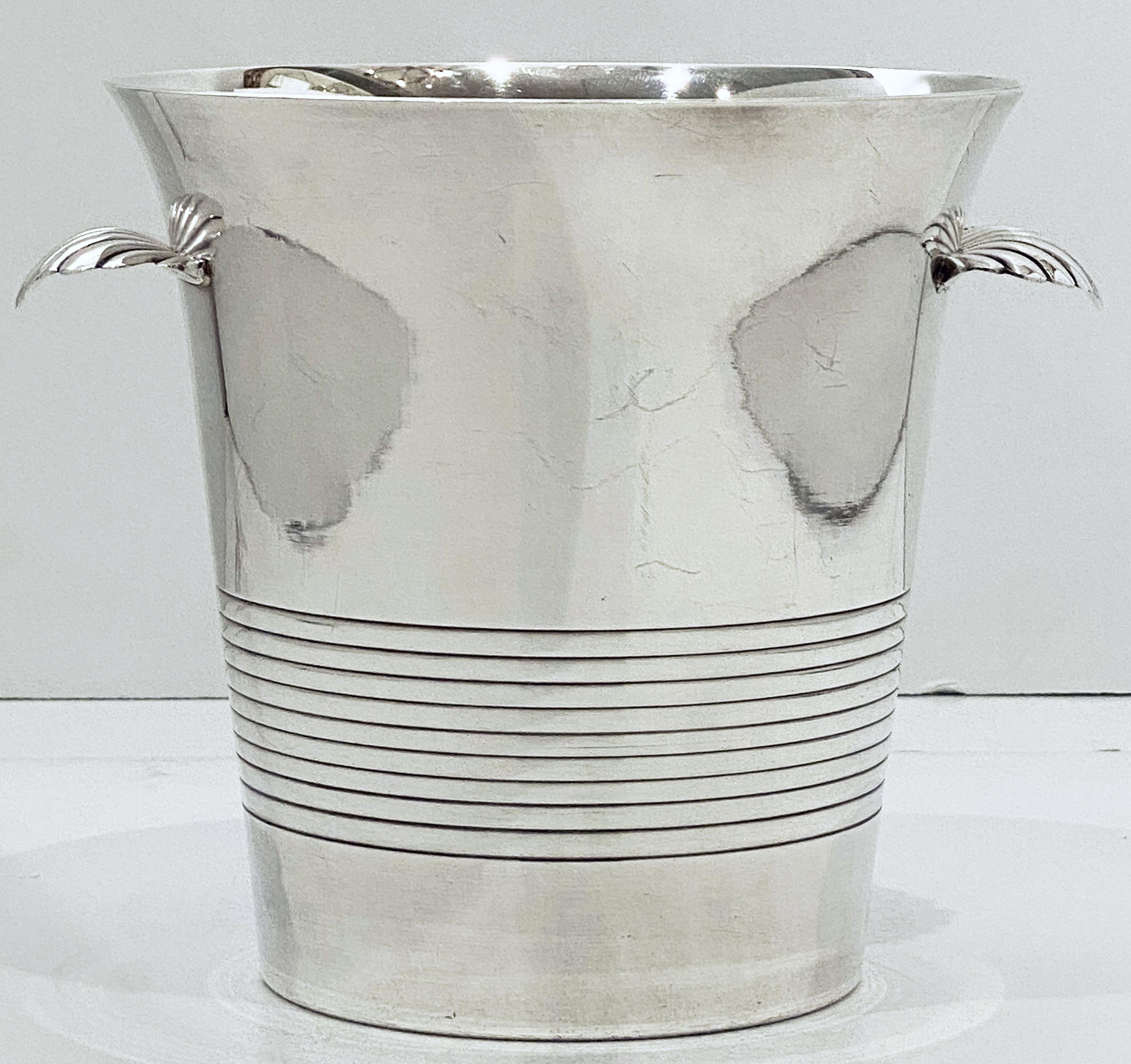 20th Century French Silver Champagne or Wine Cooler or Ice Bucket
