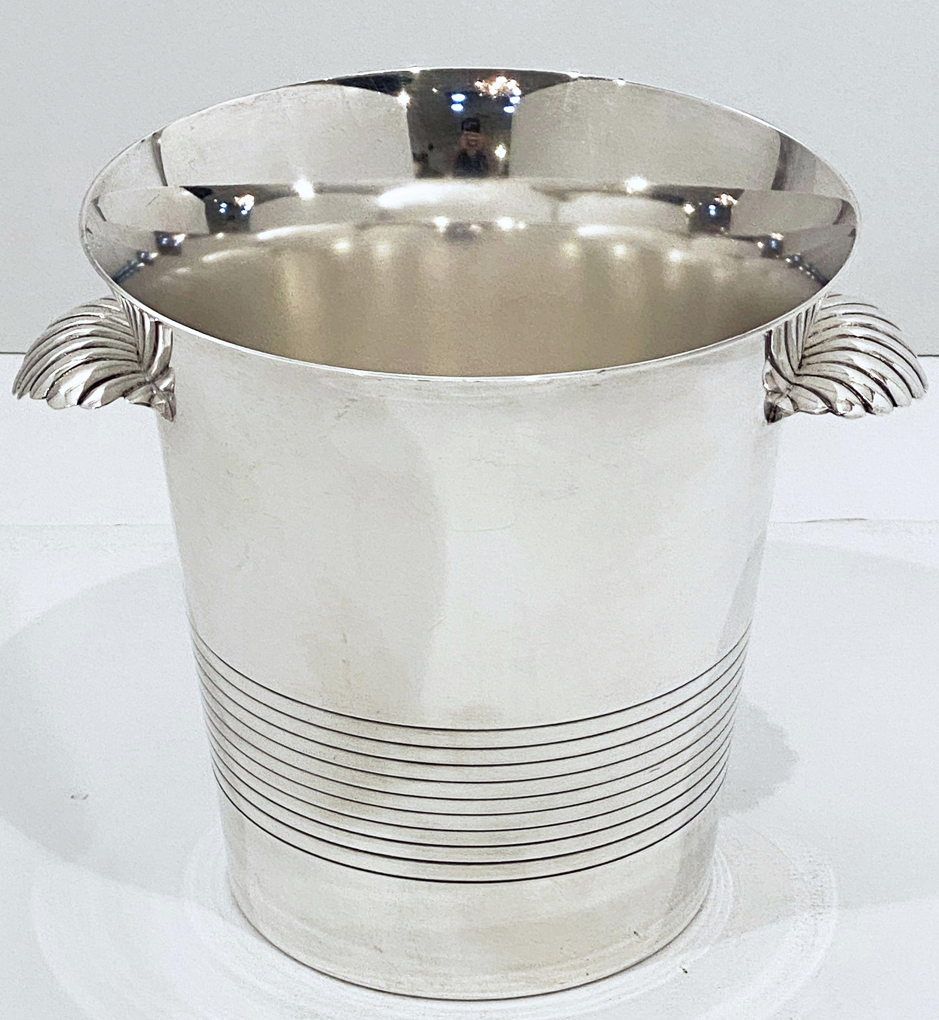 French Silver Champagne or Wine Cooler or Ice Bucket 1