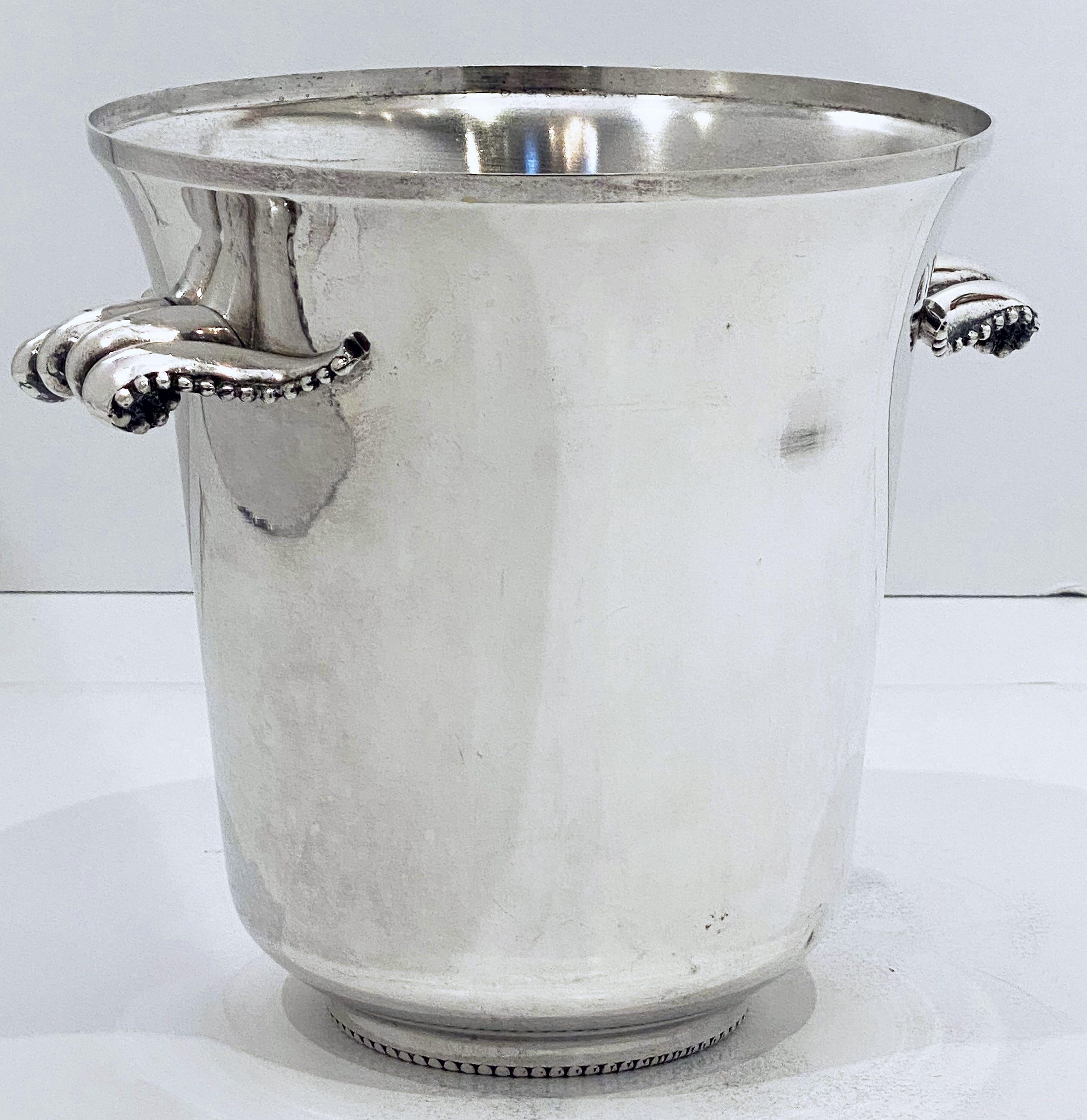 French Silver Champagne or Wine Cooler or Ice Bucket 1