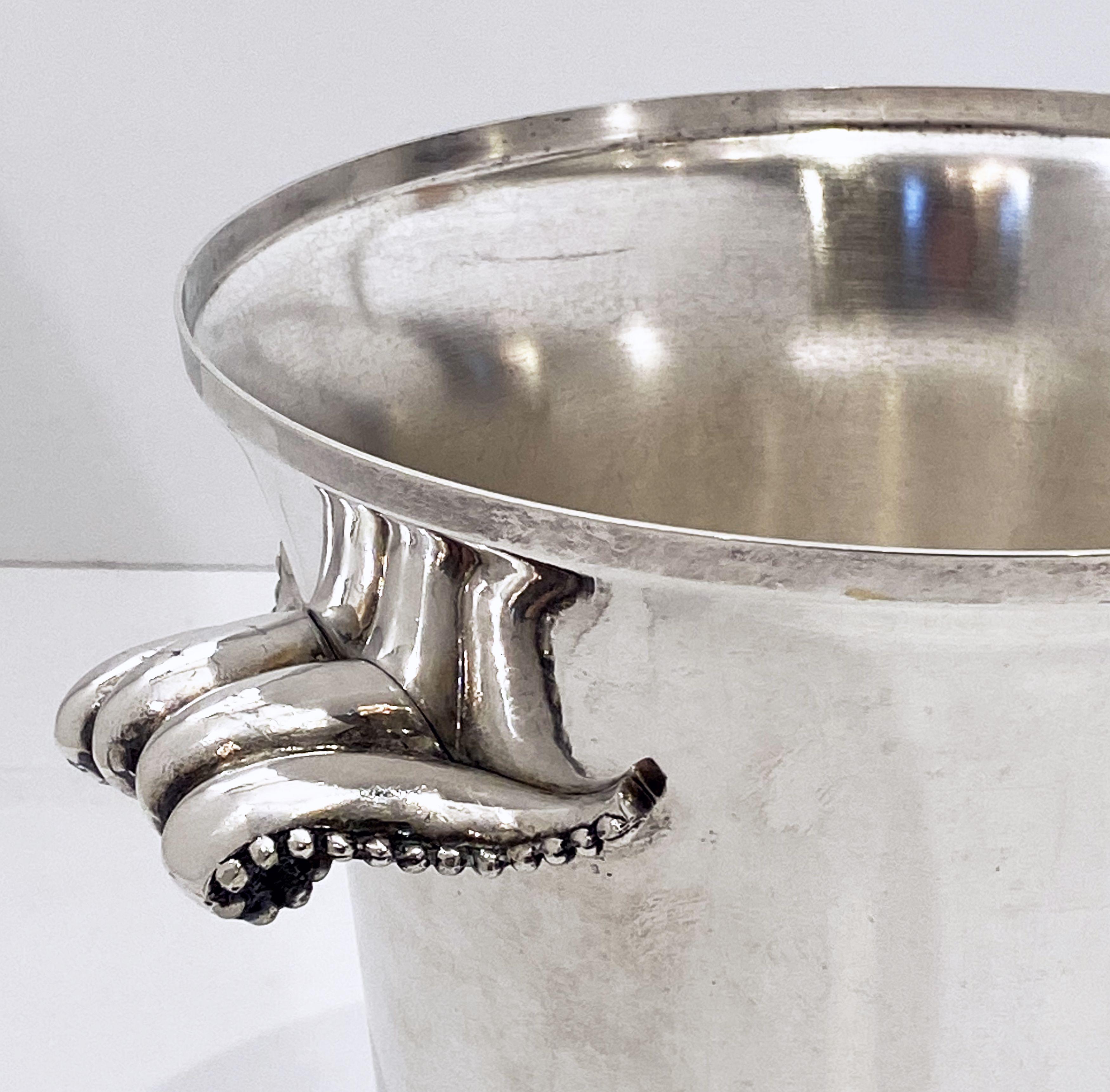 French Silver Champagne or Wine Cooler or Ice Bucket 3