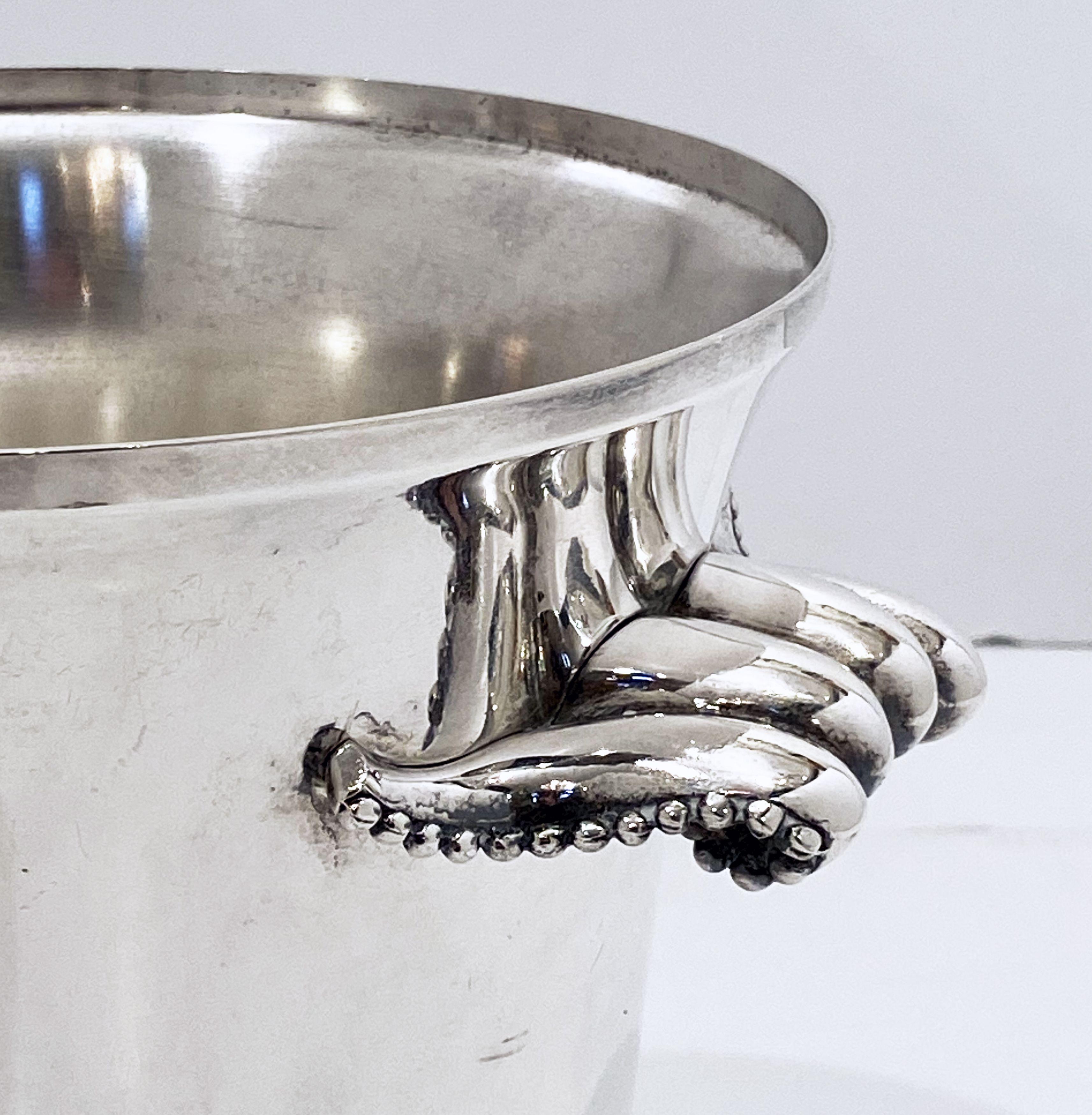 French Silver Champagne or Wine Cooler or Ice Bucket 4