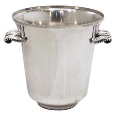 Vintage French Silver Champagne or Wine Cooler or Ice Bucket