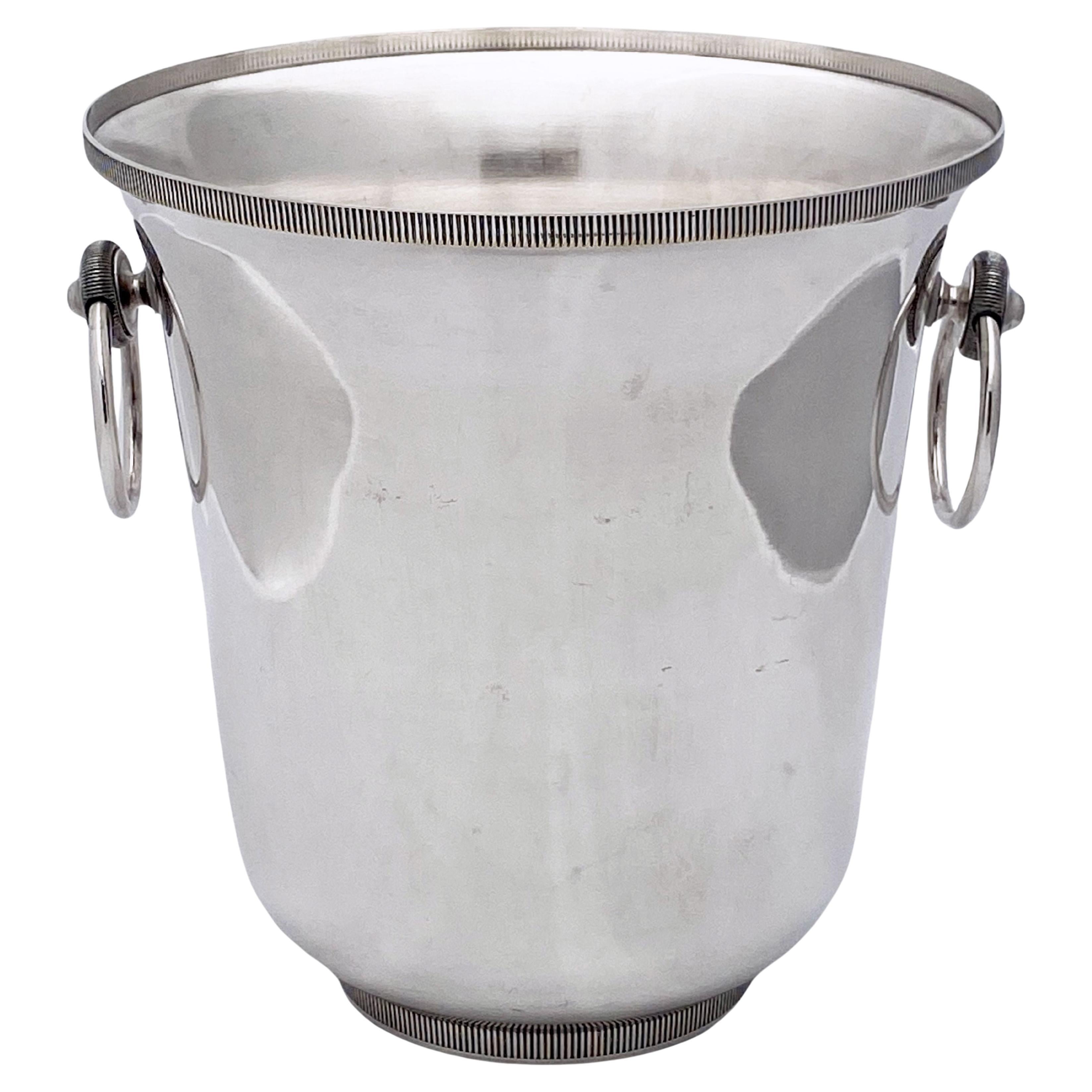 French Pewter 1920's Wine Cooler at 1stDibs