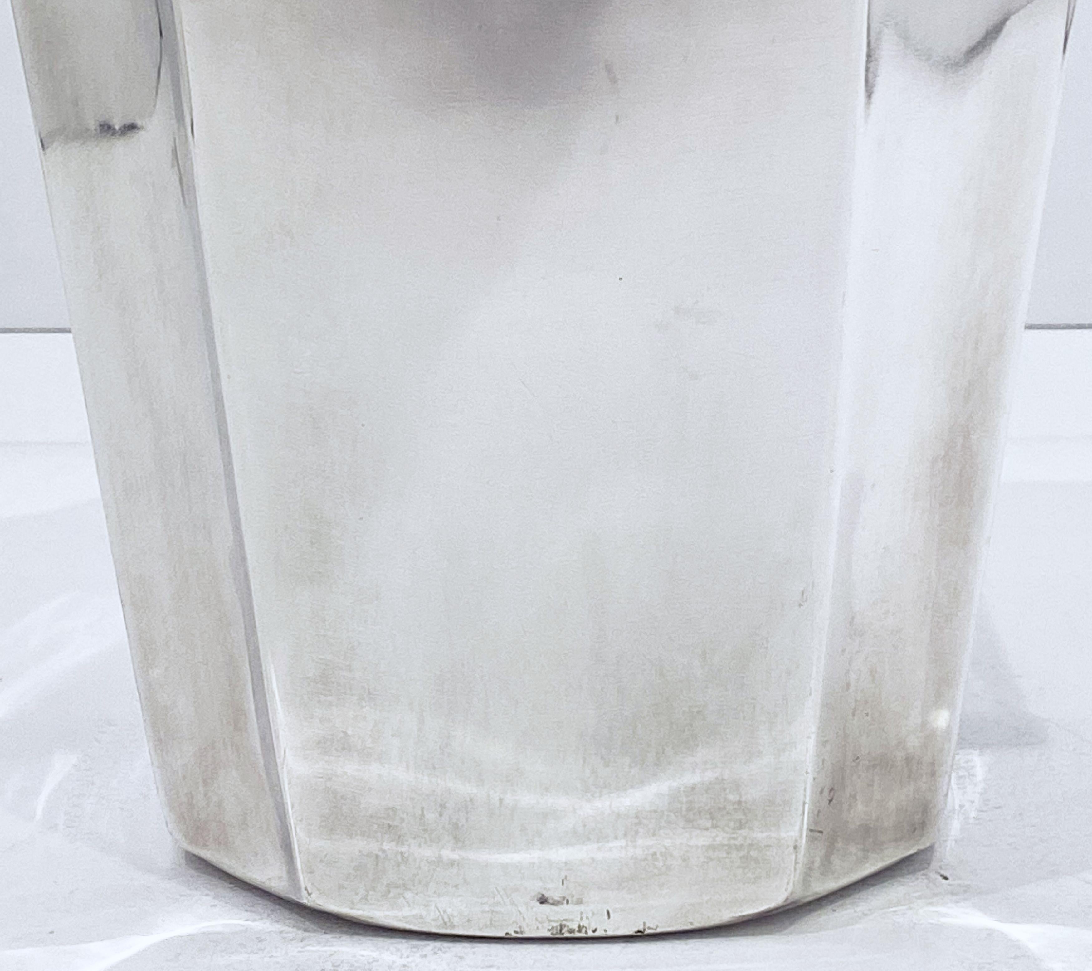 French Silver Champagne or Wine Cooler or Ice Bucket in the Art Deco Style 7