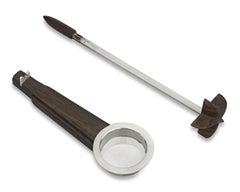 Couverts à champagne français en argent