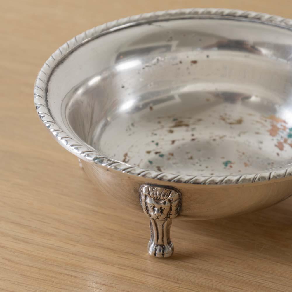 Vide Poche d'argento con piedino in vendita 6