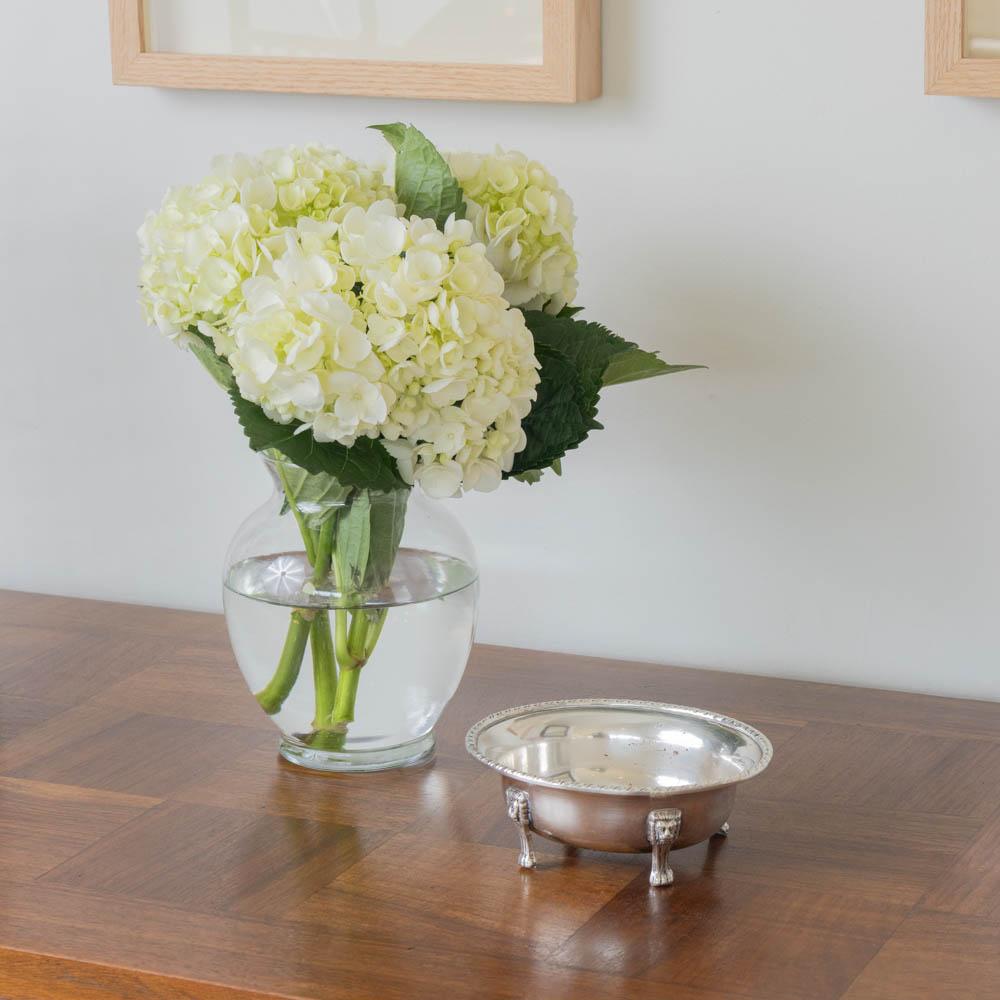 Tedesco Vide Poche d'argento con piedino in vendita