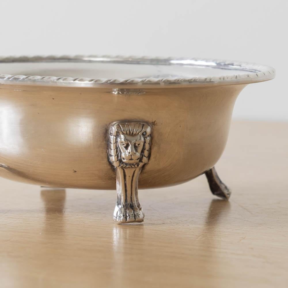 Vide Poche d'argento con piedino in vendita 3