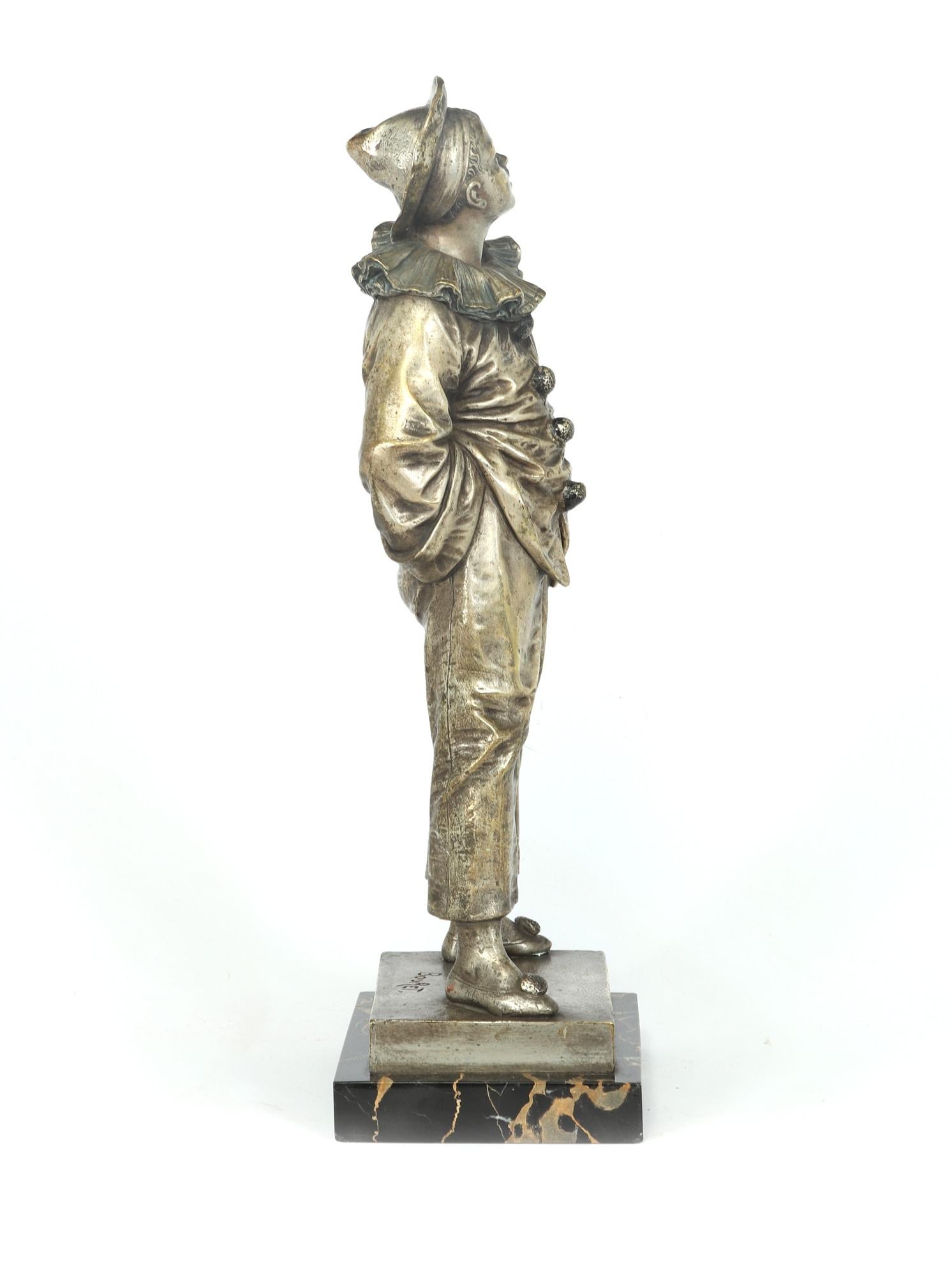 French Silver Gilt Bronze Sculpture by Bouret, c1890 5