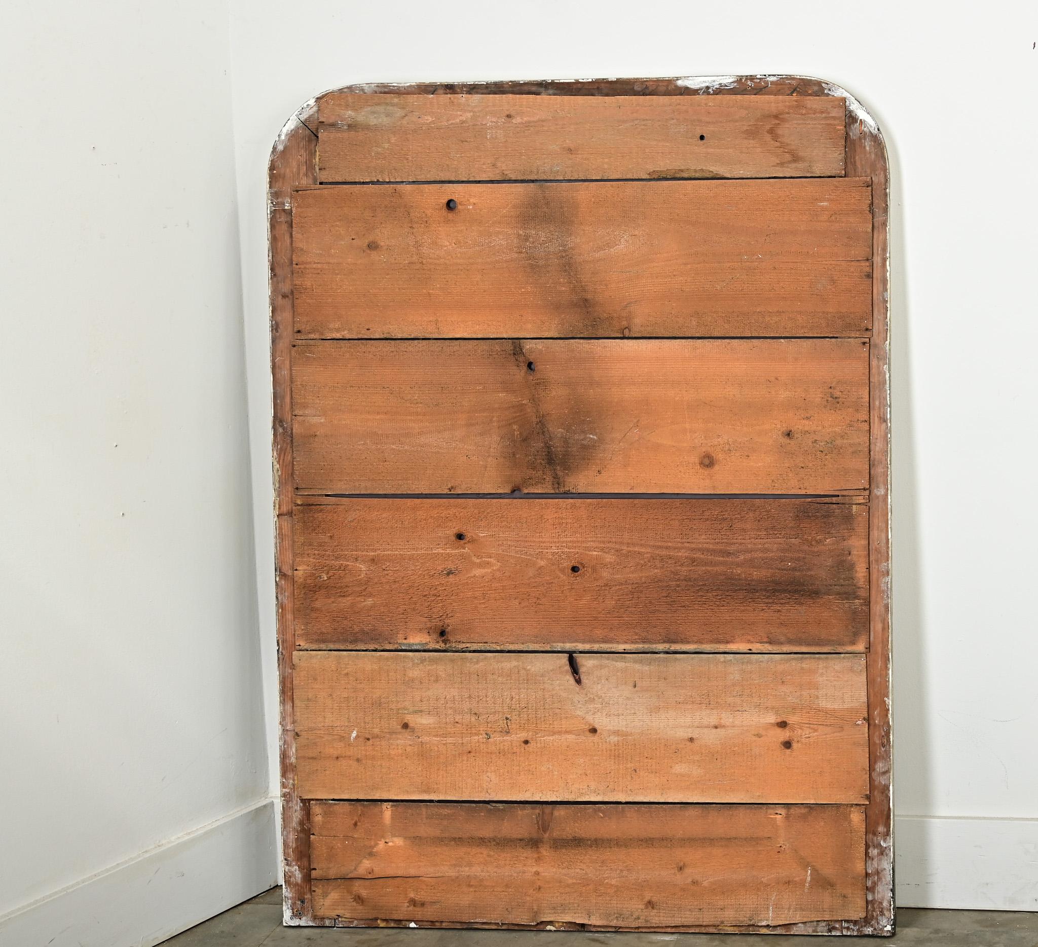 Specchio da camino francese in argento dorato Louis Philippe in vendita 2