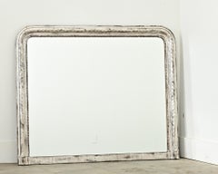 French Silver Gilt Louis Philippe Mantel Mirror