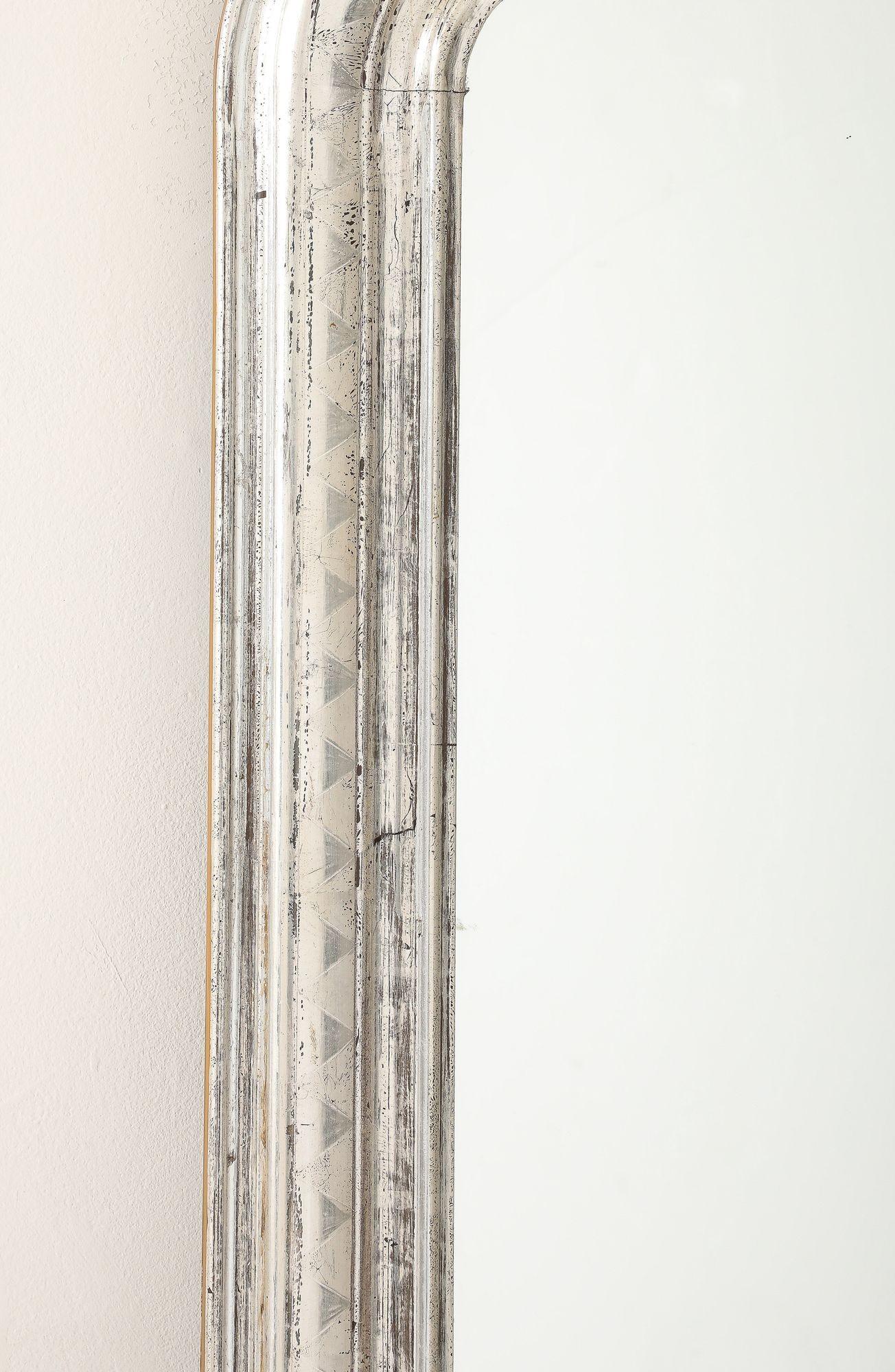 Französisch Silber vergoldet Louis Philippe Spiegel, Ende 19. im Angebot 7