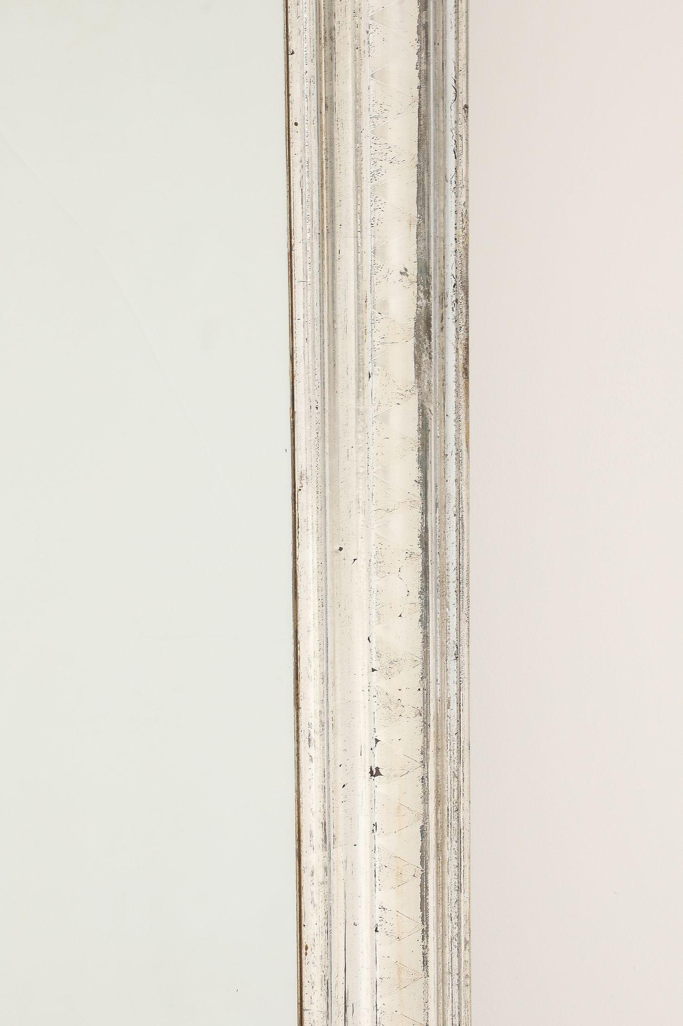 Französisch Silber vergoldet Louis Philippe Spiegel, Ende 19. im Angebot 3