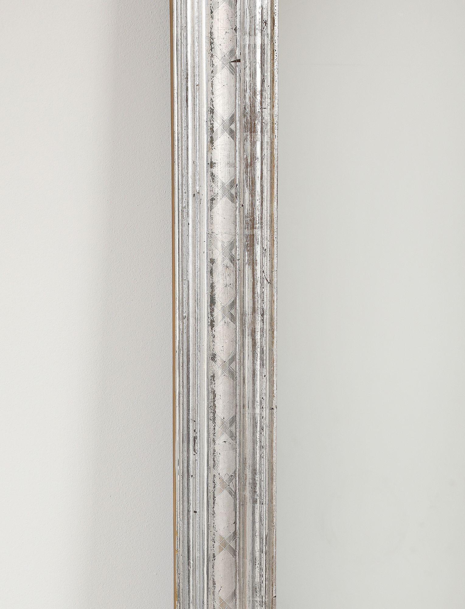 Französisch Silber vergoldet Louis Philippe Spiegel, Ende 19. im Angebot 3