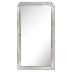 Französisch Silber vergoldet Louis Philippe Spiegel, Ende 19.