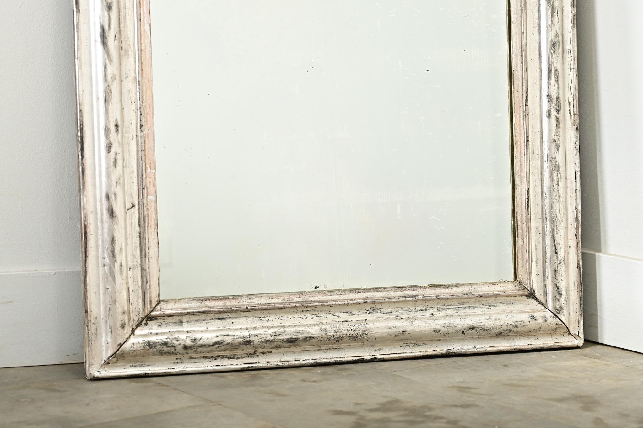 Luigi Filippo Specchio francese d'argento dorato Louis Philippe Petit in vendita