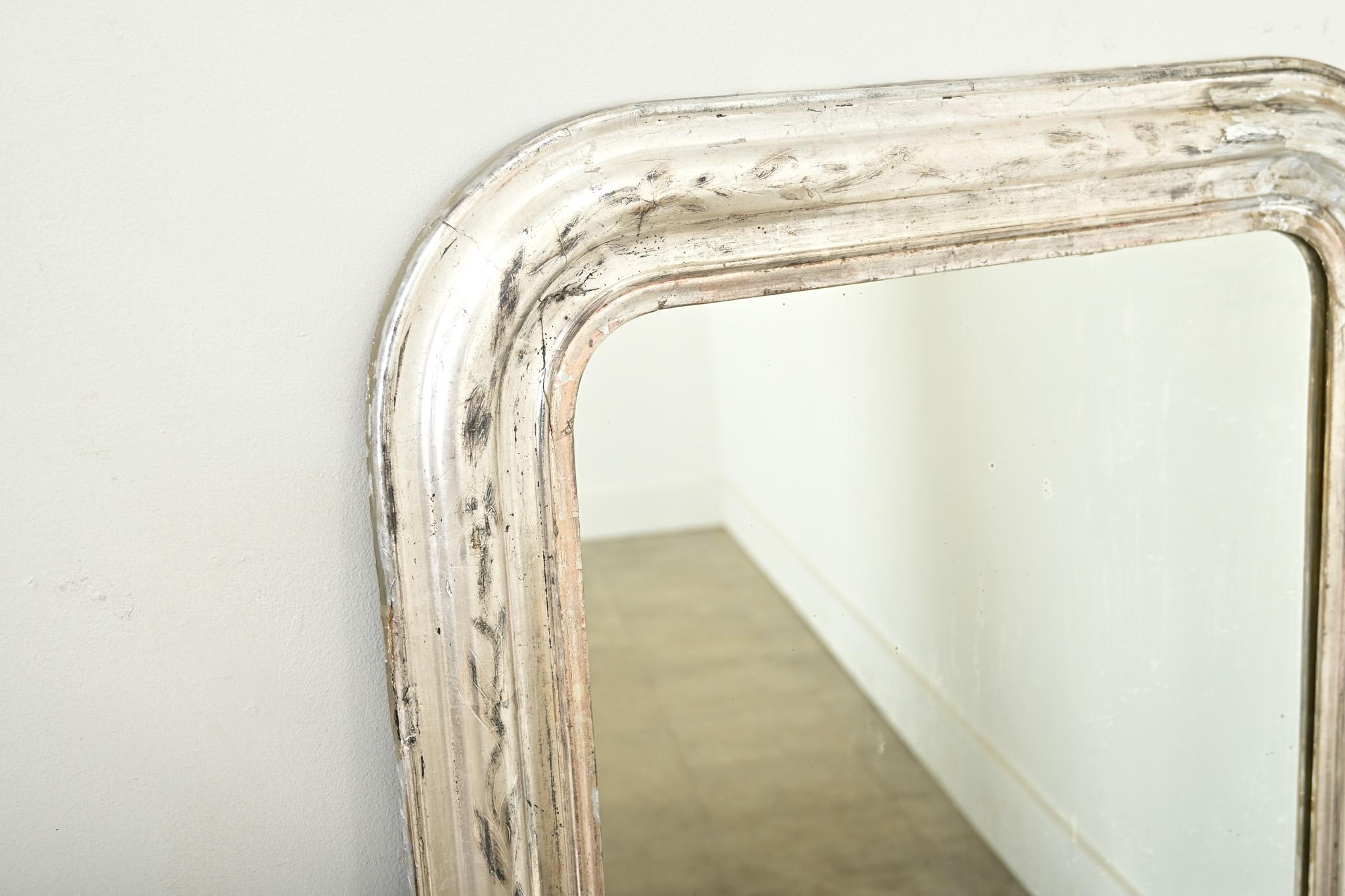 Argento Specchio francese d'argento dorato Louis Philippe Petit in vendita