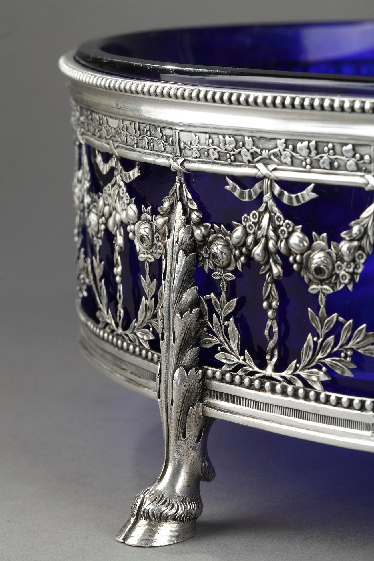 French Silver Jardinière, Odiot, End 19th Century In Good Condition In Paris, FR