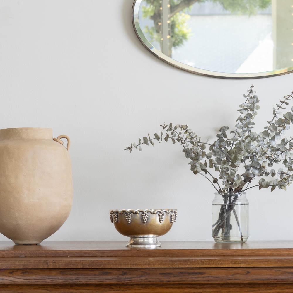 Ciotola con piedistallo in argento francese in vendita 9