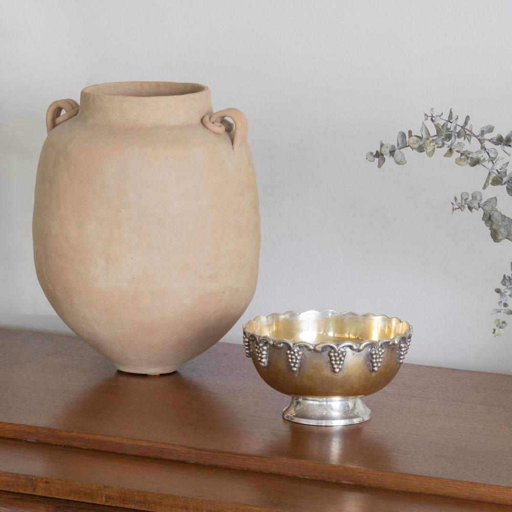 Francese Ciotola con piedistallo in argento francese in vendita