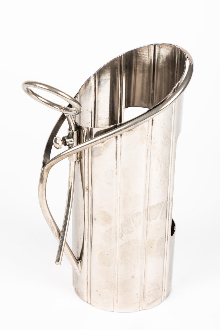 French Silver Plate Wine Bottle Server at 1stDibs