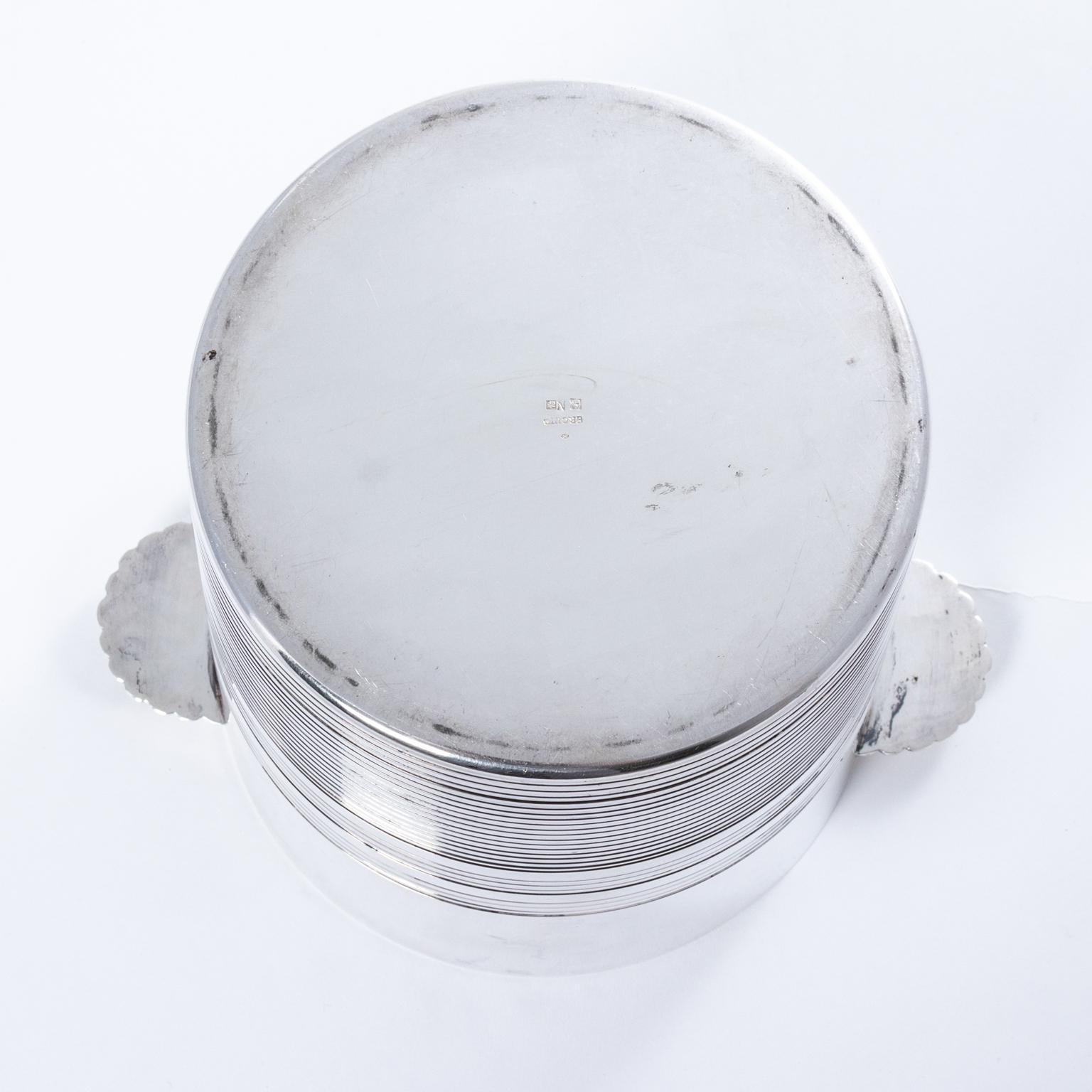 French Silver Plate Wine Cooler 5