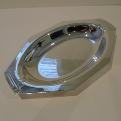 French Silver Plated Art Deco Bread Basket / Bowl by Brille, Paris