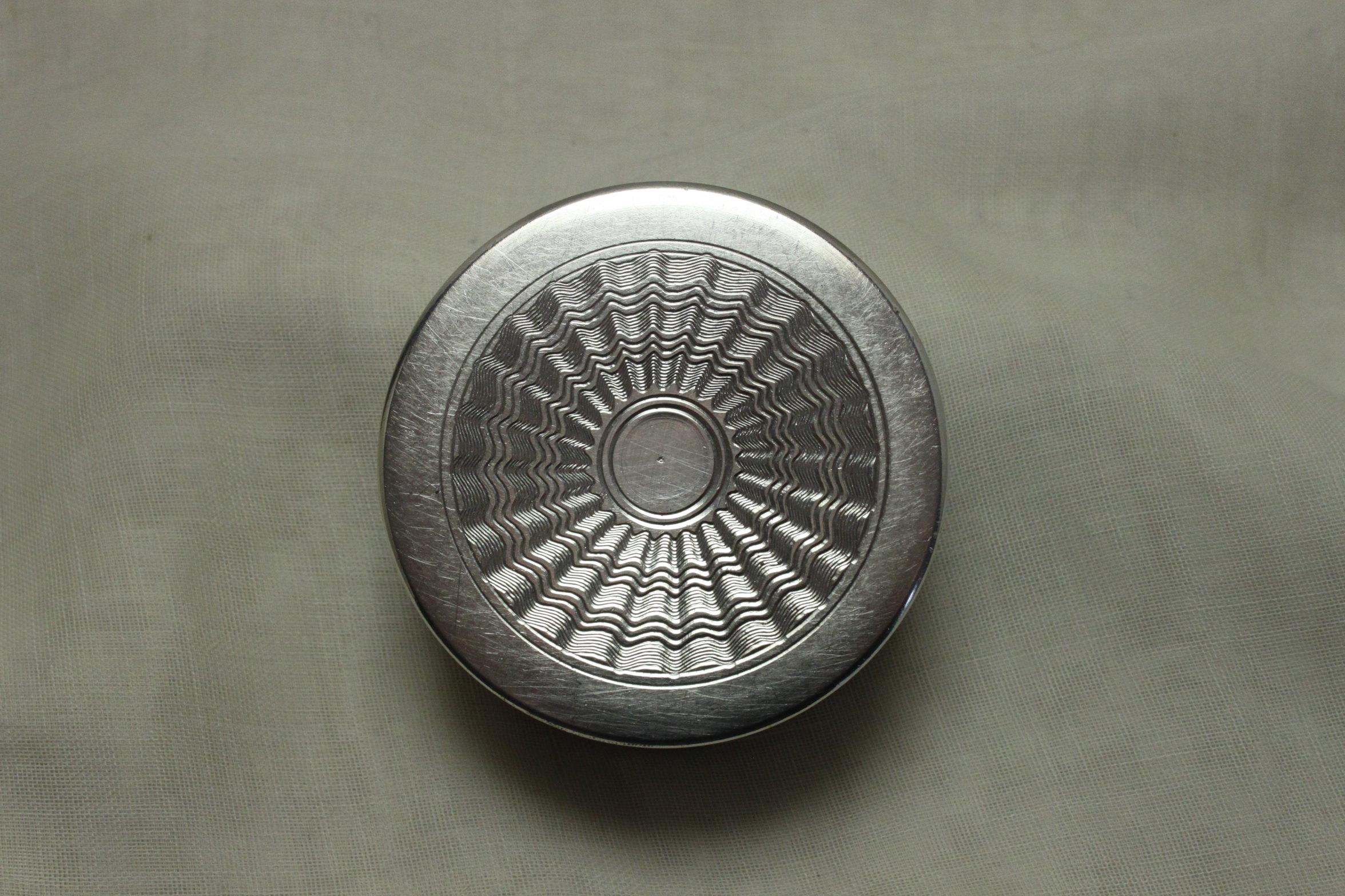 European French Silver Plated Box with Joan of Arc Motif