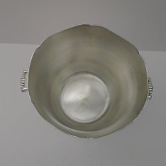 Secchiello da champagne / Wine Cooler francese placcato in argento di Ercuis, Parigi