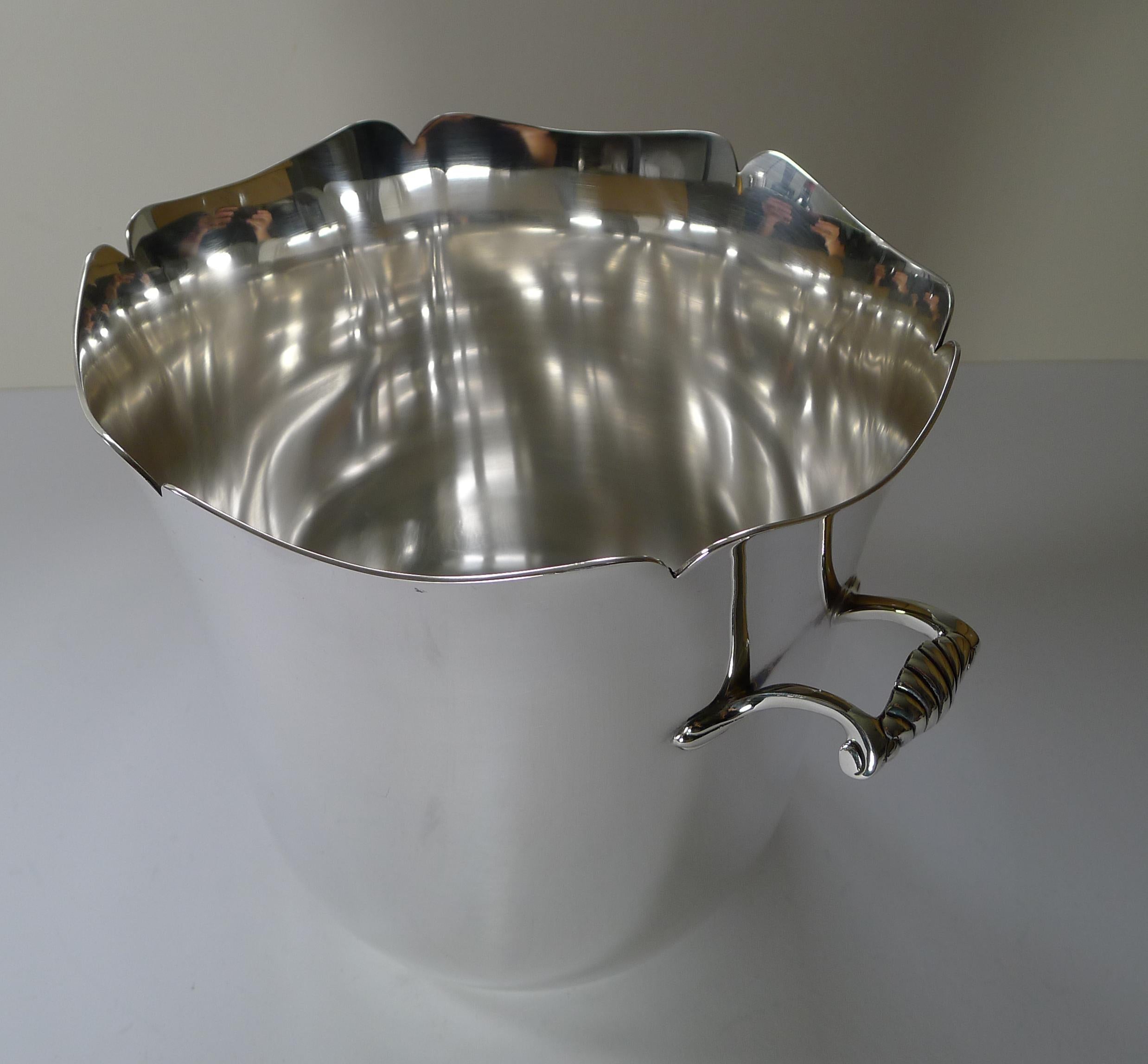 silver wine cooler bucket