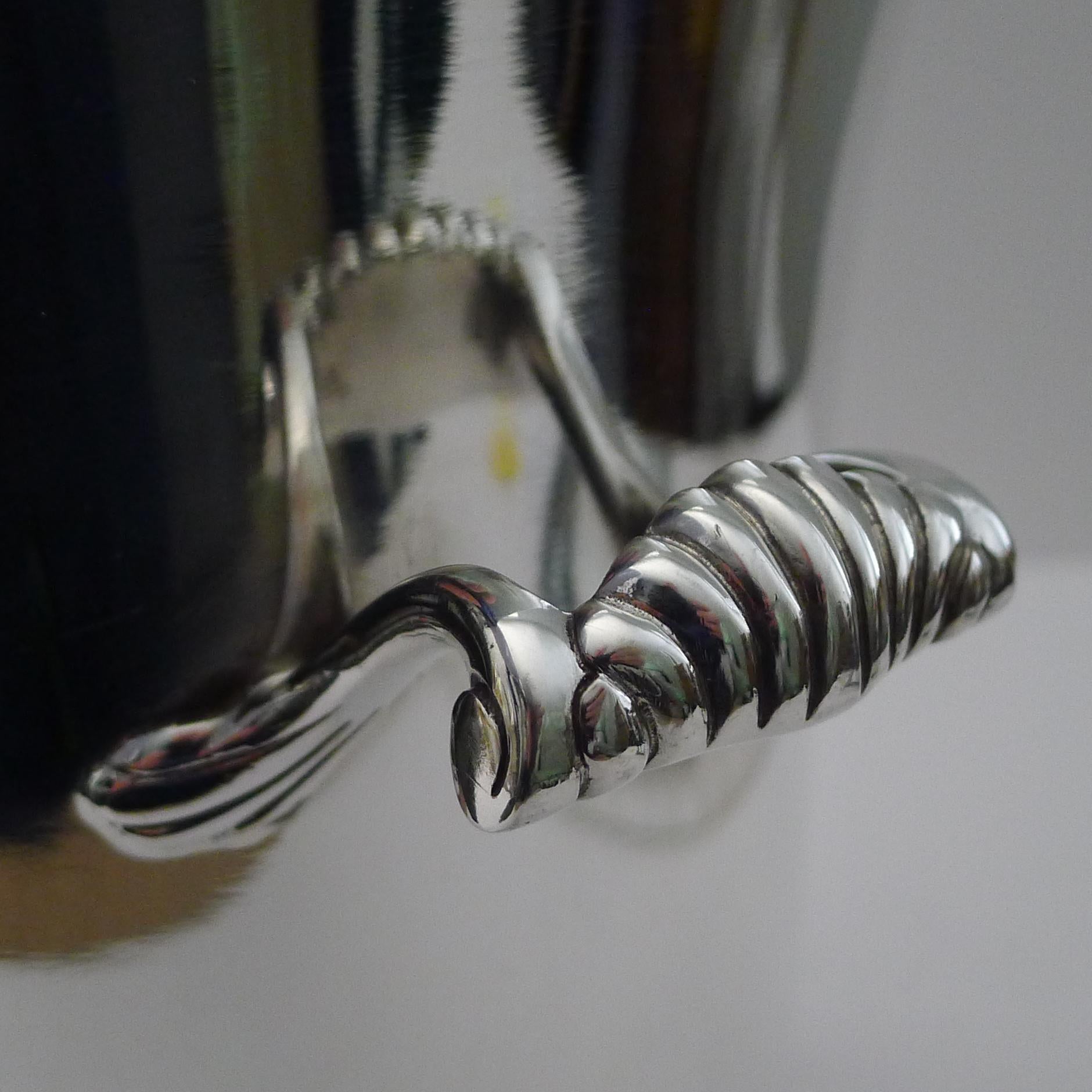 French Silver Plated Champagne Bucket / Wine Cooler by Ercuis, Paris 1