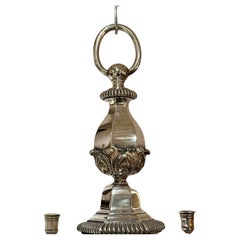 French Silver-Plated Chandelier