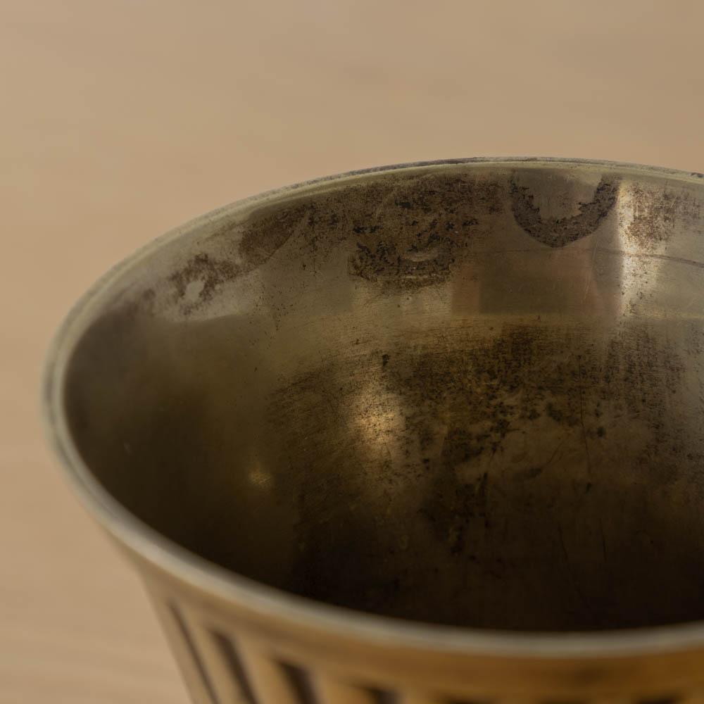 Vaso francese a coste in argento in vendita 4