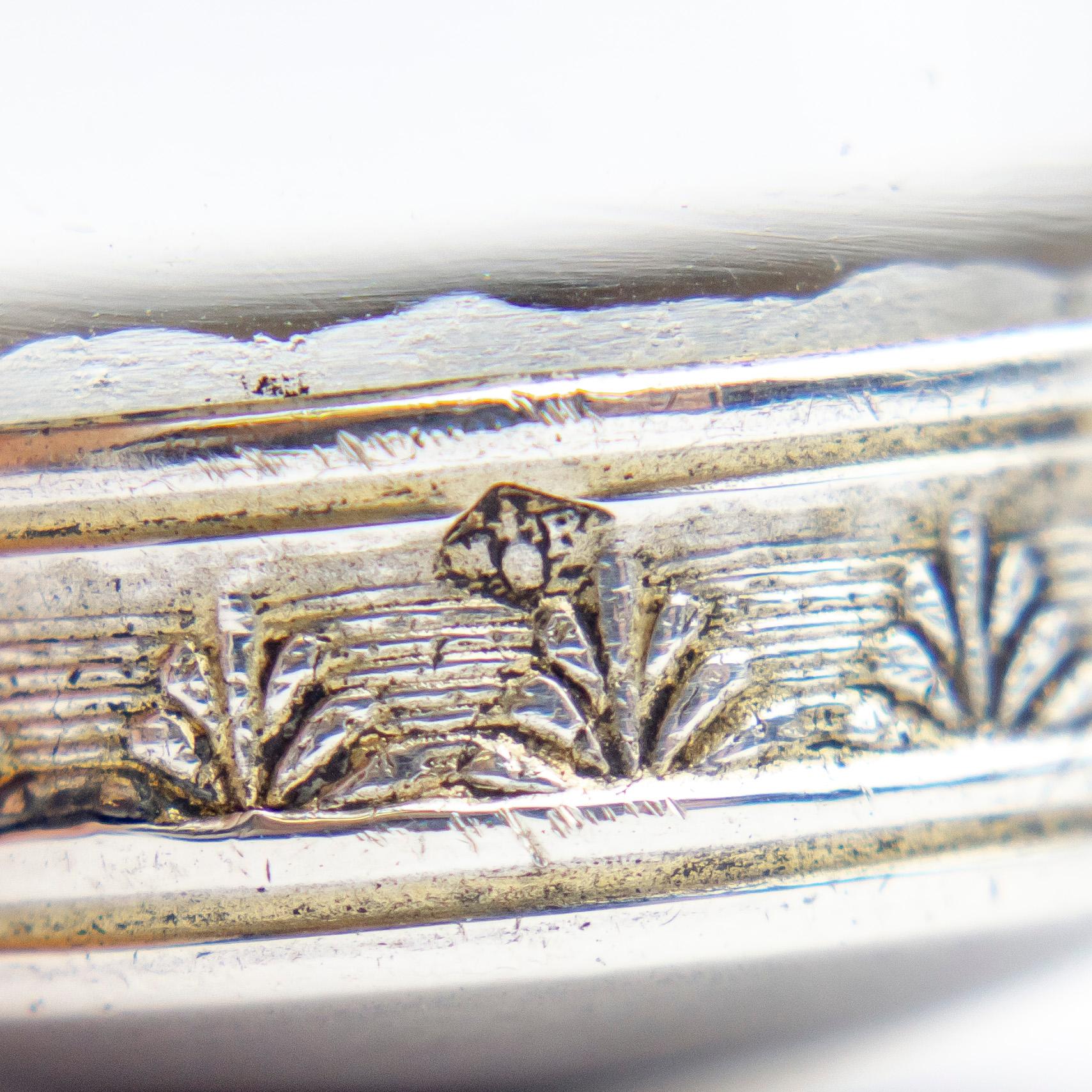French Silver & Rock Crystal Desk Seal by Maria Remy 1