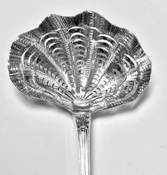 French Silver Sifter Ladle, probably Pierre Queille 1834-1846