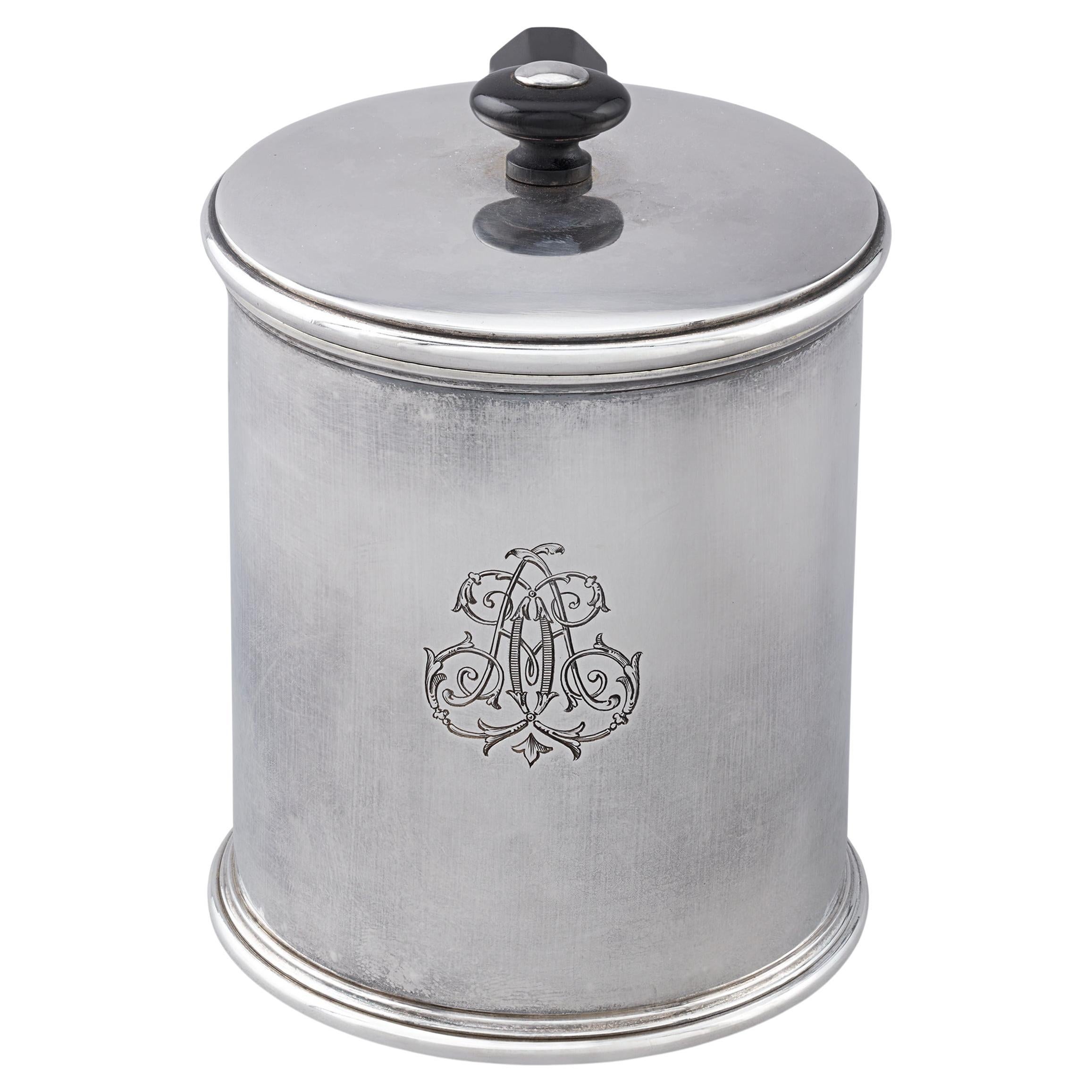 French, Silver Travel Canteen