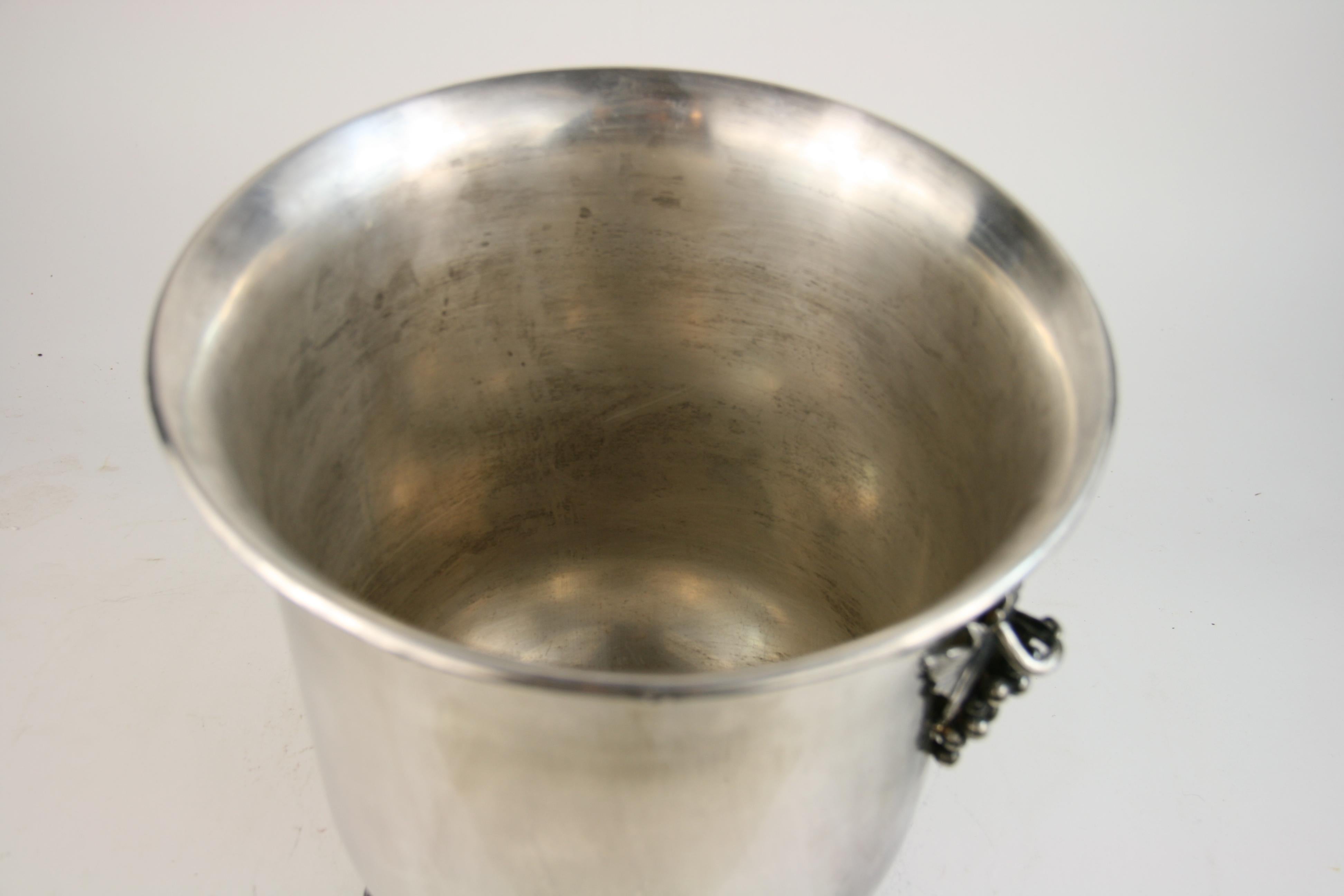 French Silver Wine Cooler /Ice bucket , circa 1920 4
