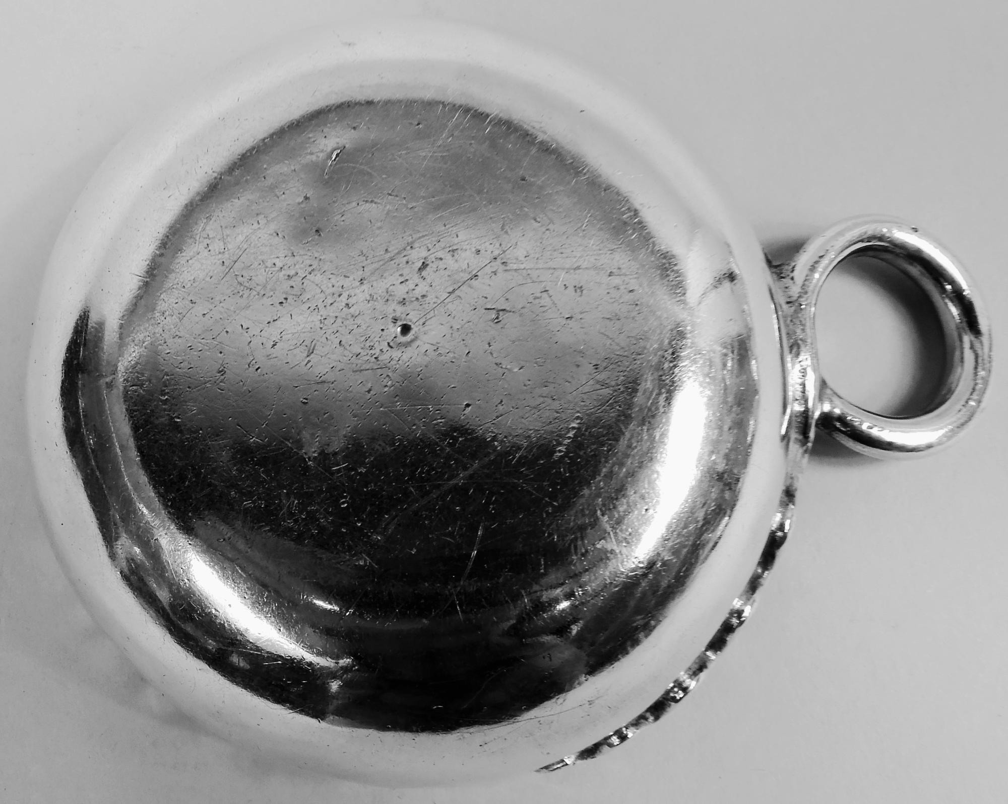 French Silver Wine Taster Formerly Property of Ancien Regime Priest For Sale 4