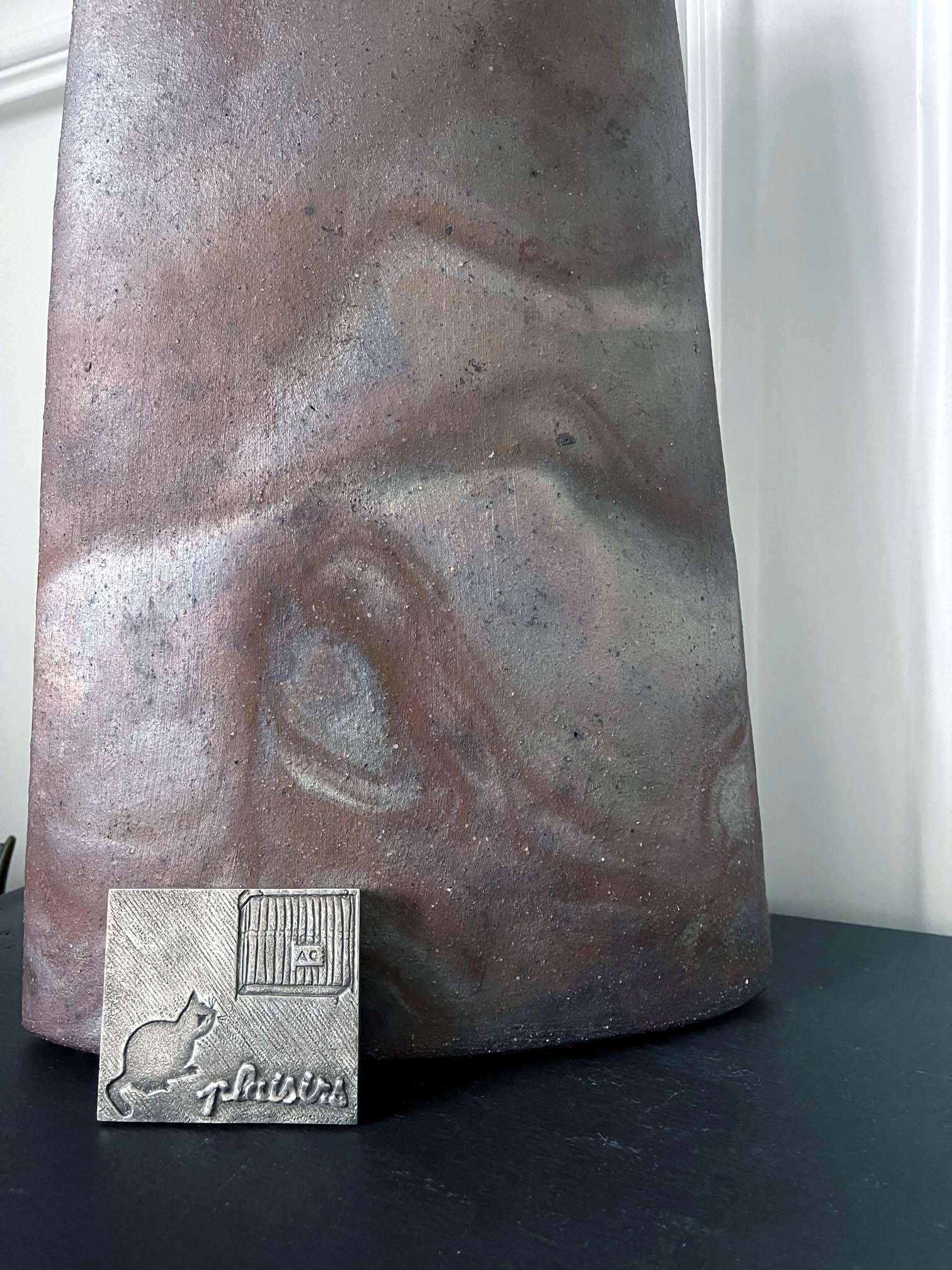 Presse-papiers français Line Vautrin en bronze argenté en vente 3