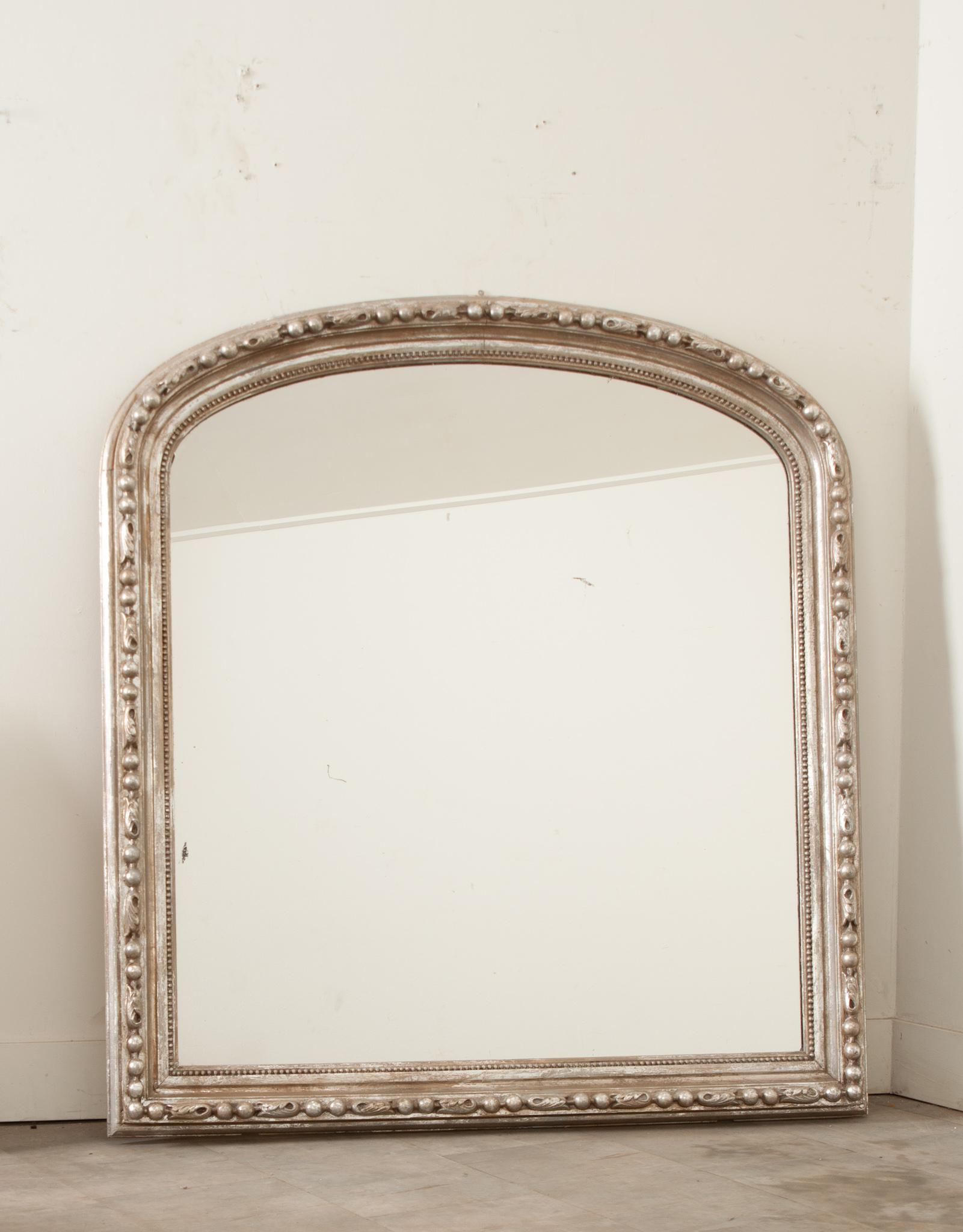 Gilt French Silvered Louis Philippe Mirror