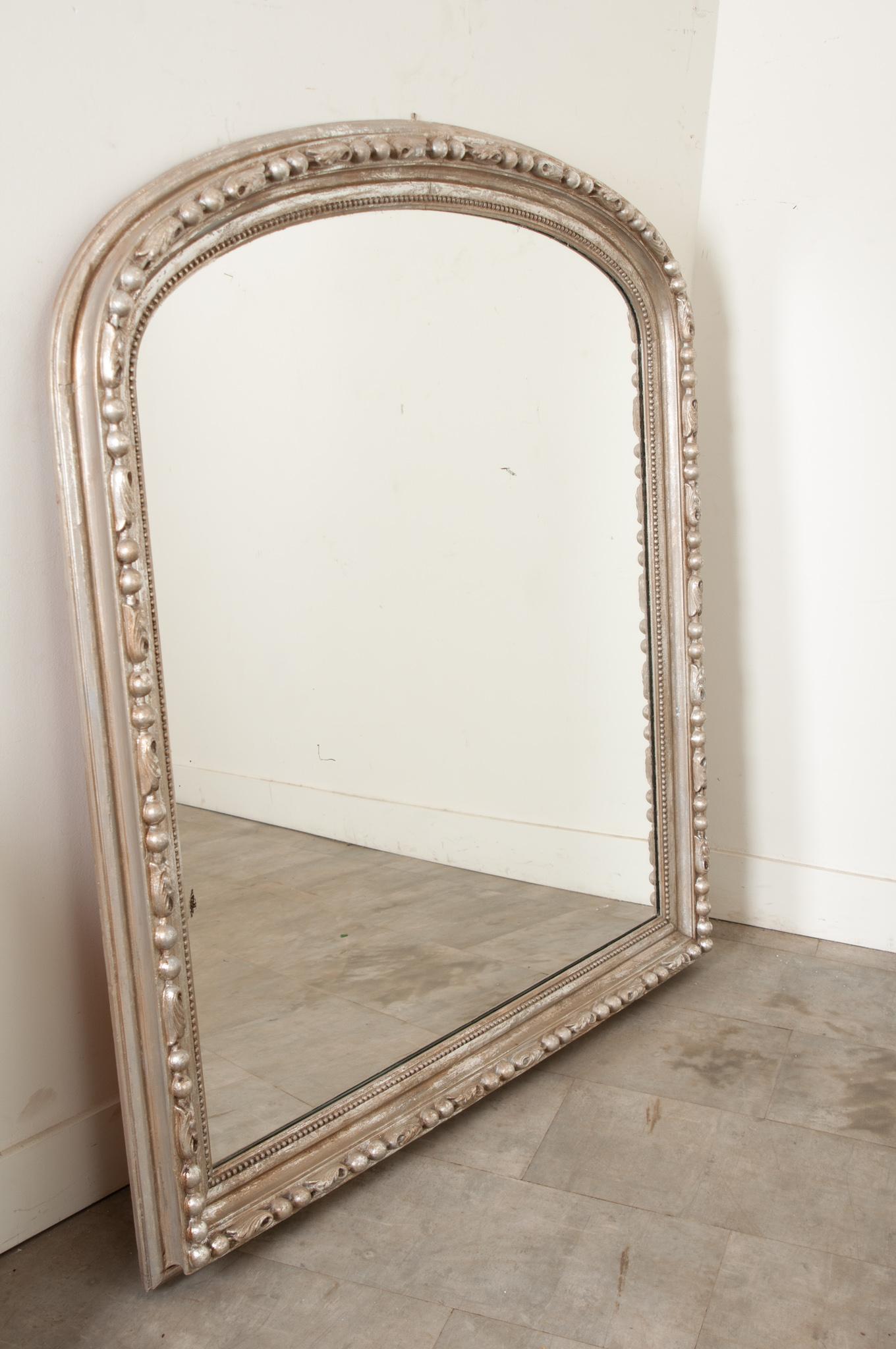 French Silvered Louis Philippe Mirror 1