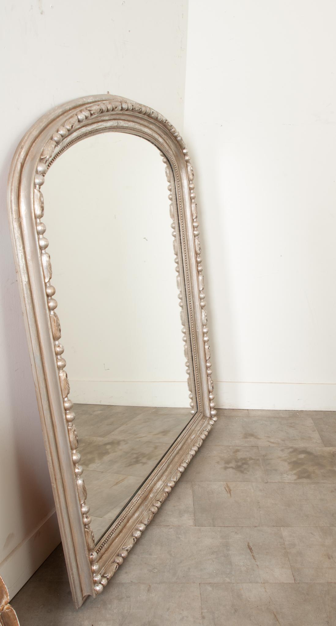 French Silvered Louis Philippe Mirror 4