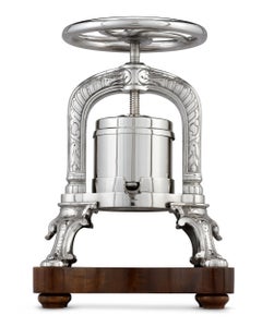 French Silverplate Duck Press