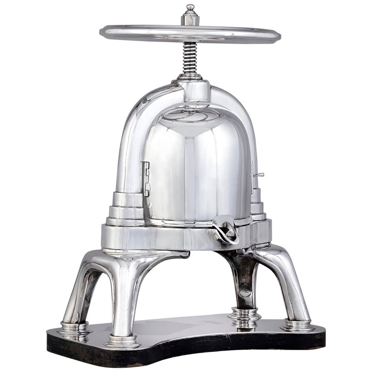 French Silverplate Duck Press at 1stDibs