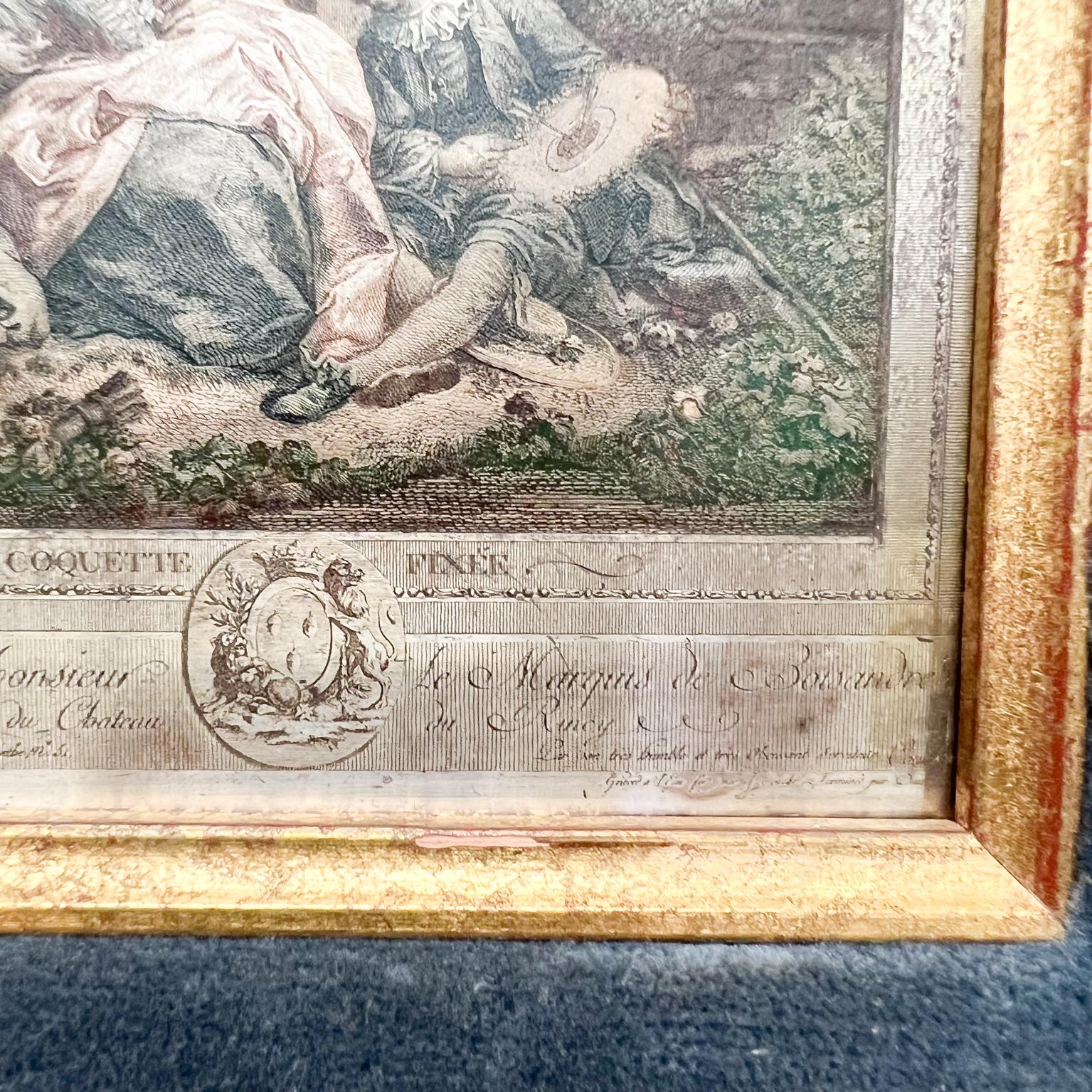 Platería Francesa Arte Vintage: La Coquette Fixee Francia Rococó en venta